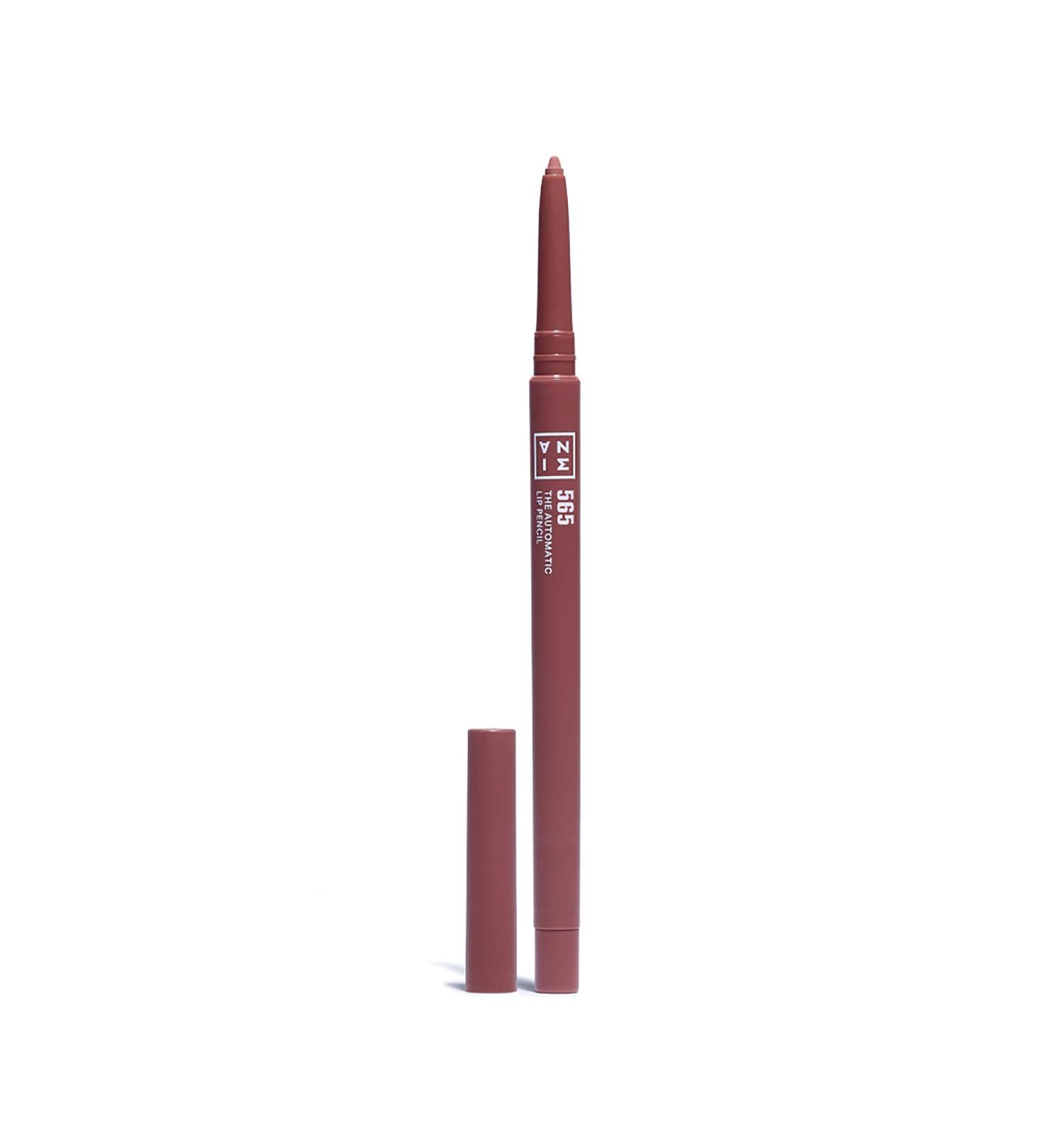  3ina 3INA MAKEUP The Automatic Lip Pencil 565 Medium Red Brown Medium Long Lasting Retractable Lip Pencil Waterproof Lip Liner with Sharpener Vegan - Buy Online on GoSupps.com