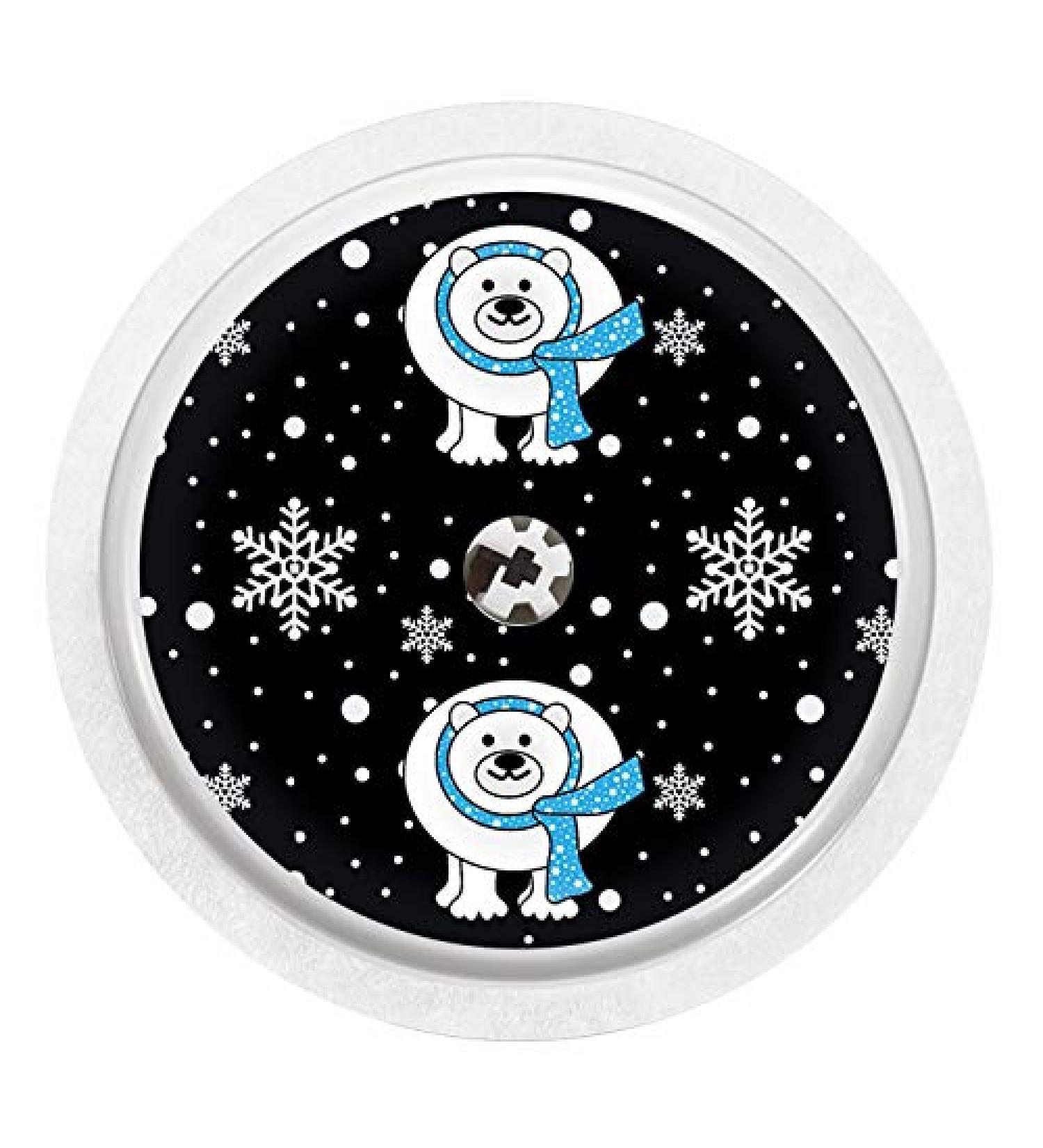 Sticker for FreeStyle Libre 2 Sensor 2x Polar Bear myDili Diabetes