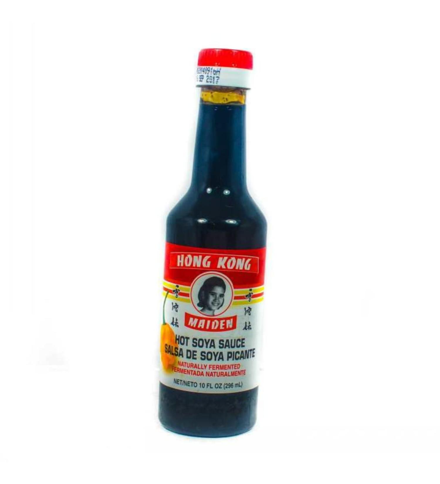 Hong Kong Maiden Hot Soy Sauce (Jamaica) 12 x 296ml
