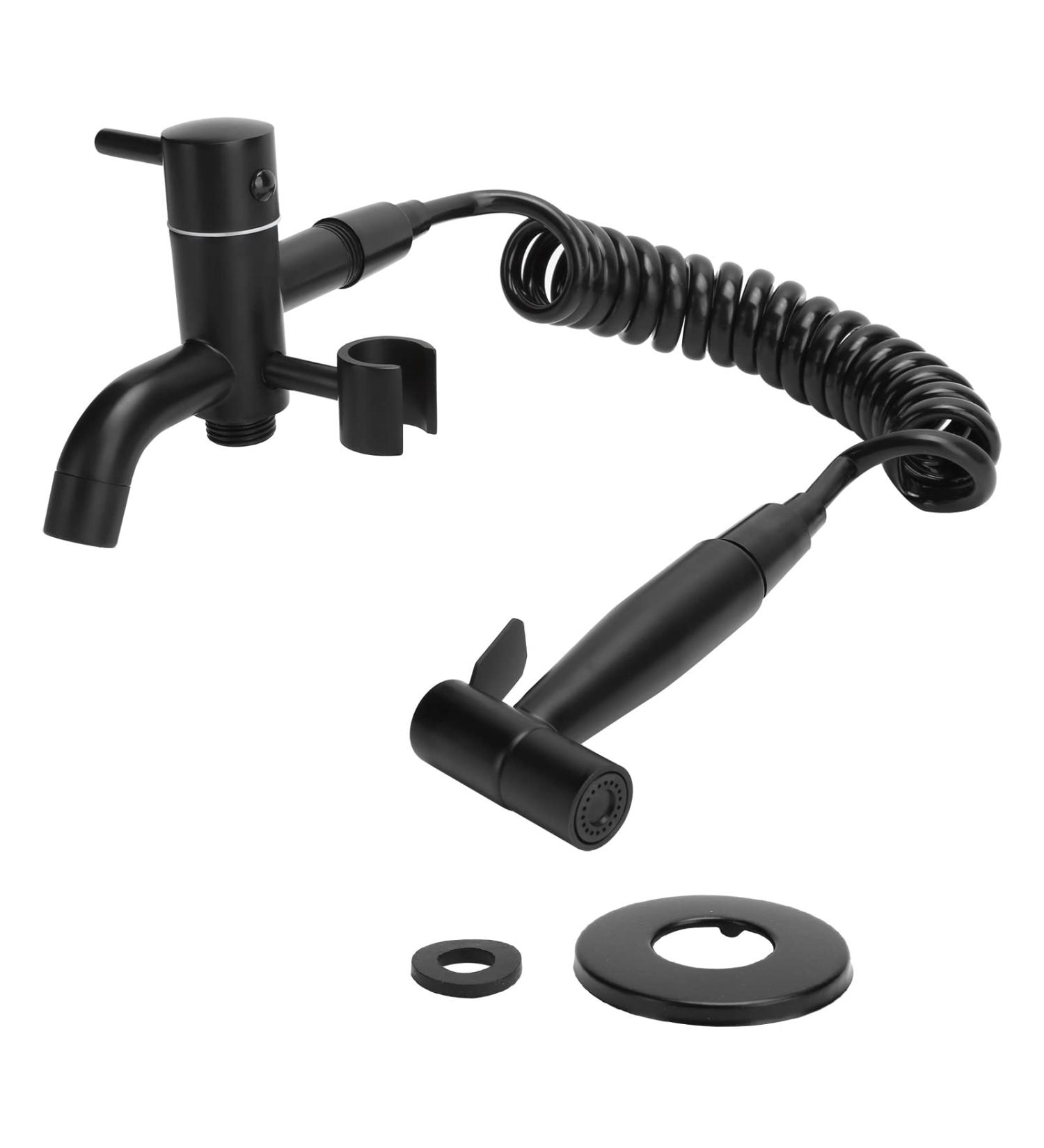Buy High Pressure Handheld Bidet Sprayer - G1/2 Thread Toilet Sprayer with Rotatable Faucet for Bathroom | International Shipping Available - Buy Online on GoSupps.com