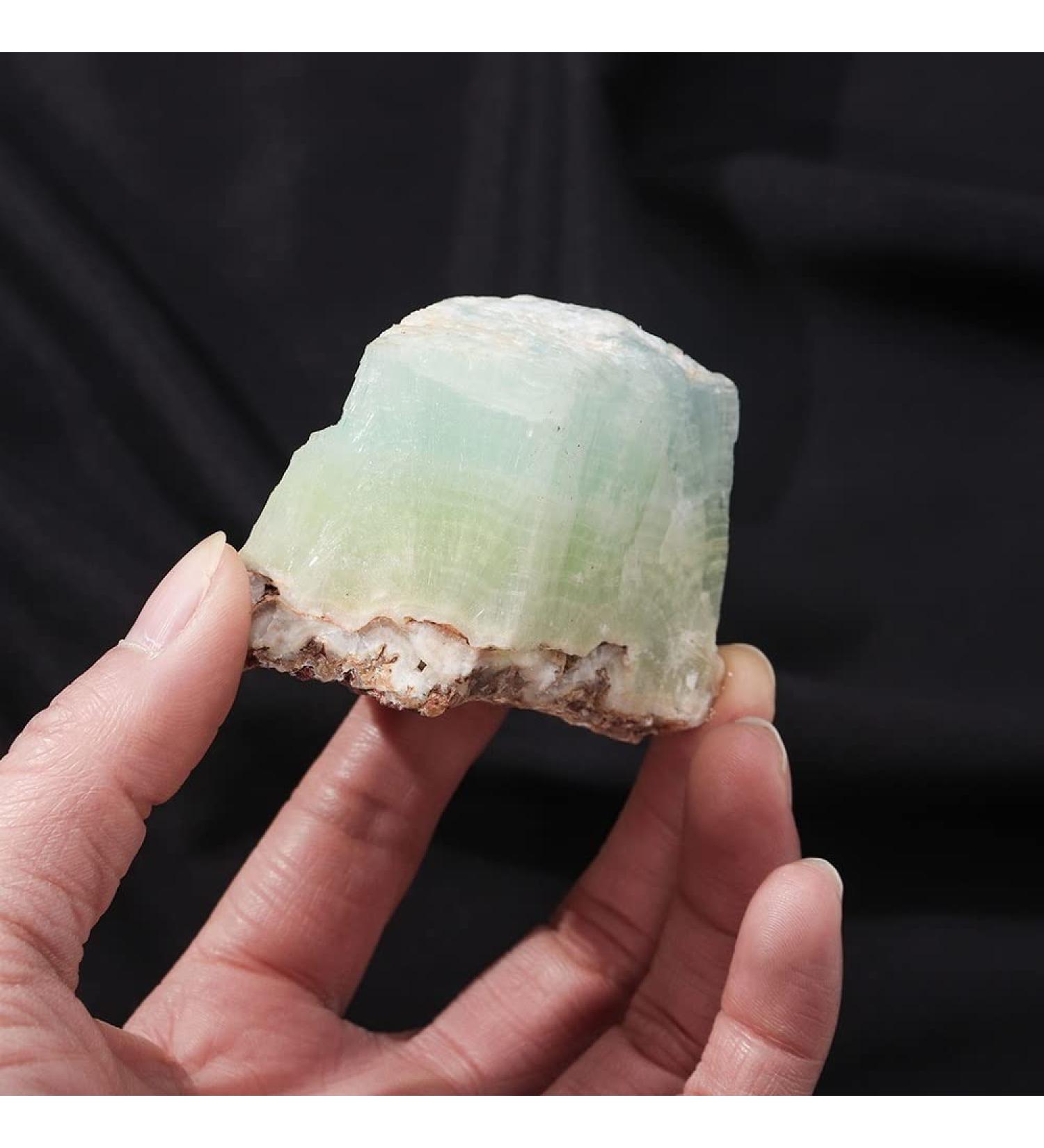 Natural Magic 1PC Natural Crystals Caribbean Calcite Raw Stone Specimen Green Gem Quartz Home Decoration ZJGIDTEM (Size : 30-50g) - Buy Online on GoSupps.com