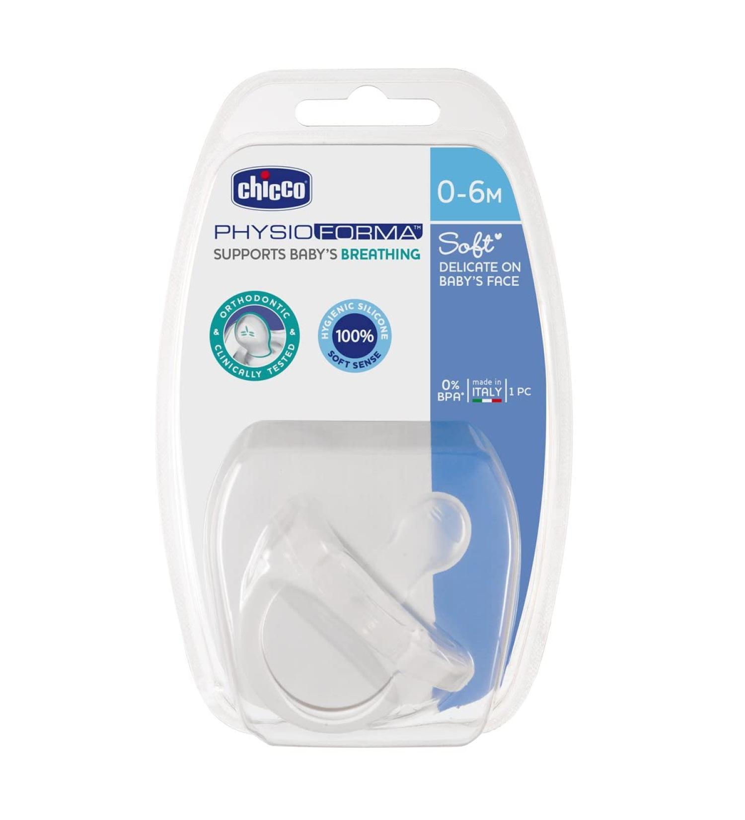 Chicco Silicone Physio Soft Soother 0M+ | Baby Dummy - Buy Online Now - Buy Online on GoSupps.com