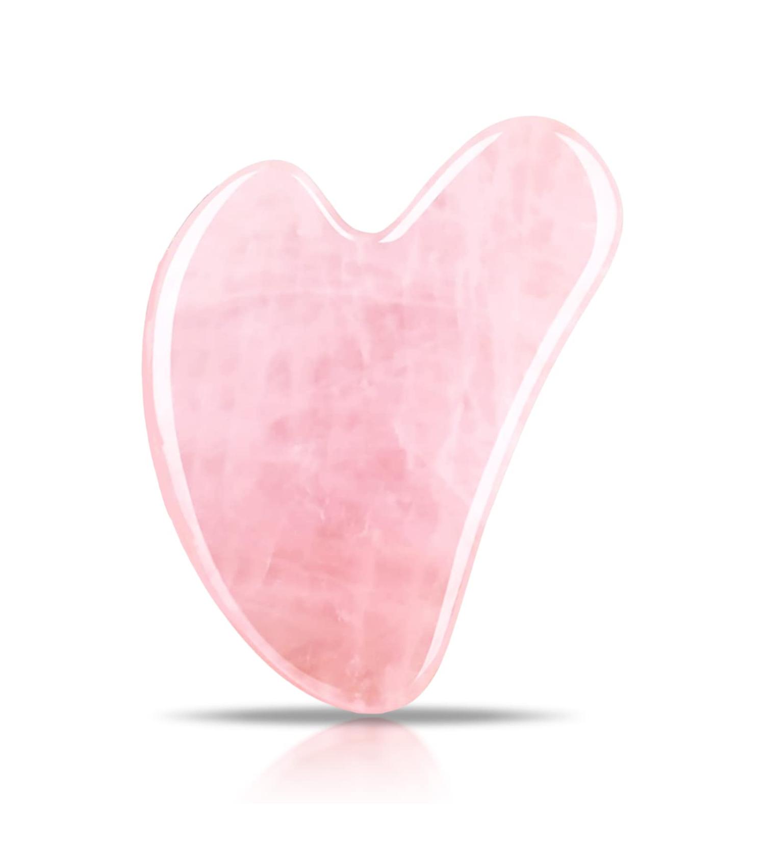 Shop Gua Sha Facial Tools - Rose Quartz & Pink Gua Sha Stones for Puffy Eyes & Jawline Sculpting | International Shipping Available - Buy Online on GoSupps.com