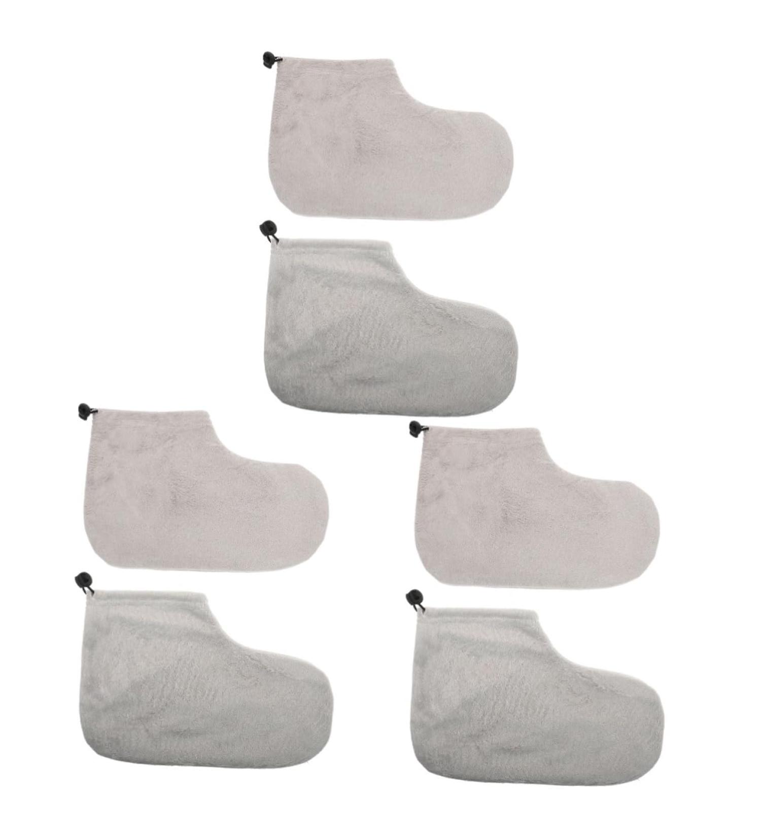 Housoutil 3 Pairs Wax Warm Foot Cover Pedicure Foot Paraffin Wax Gloves and Booties Wax Warmer Foot Wear Convenient Wax Foot Cover Boots Paraffin Wax Accessory Plush Bath Mat Lotion 28X20X0.9CMx3pcs Greyx3pcs - Buy Online on GoSupps.com