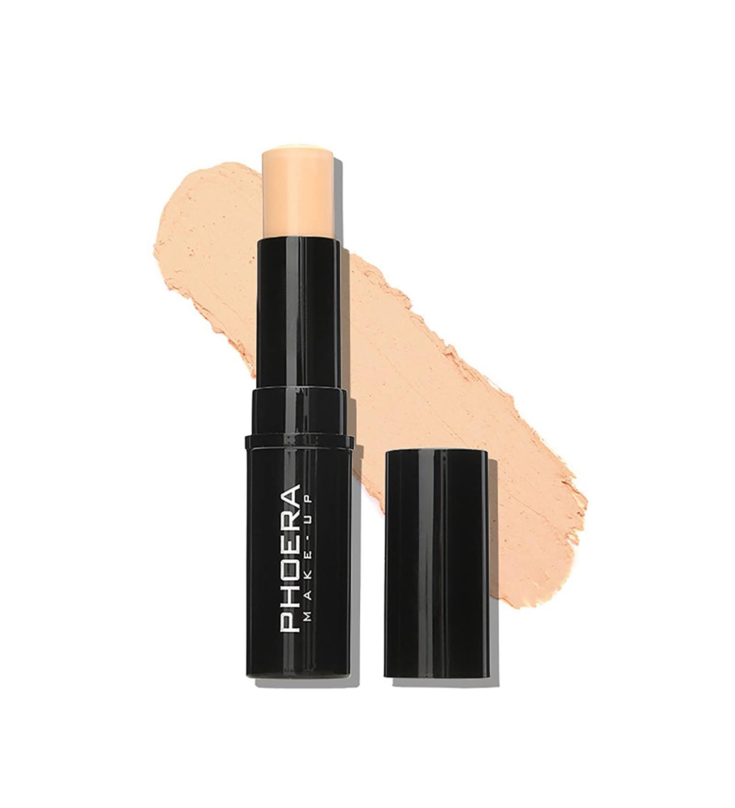 PHOERA Concealer Stick Highlighter Pen Contour Stick - Full Coverage Waterproof Creamy Makeup for Eyes and Dark Circles - 201 Porcelain - Buy Online on GoSupps.com
