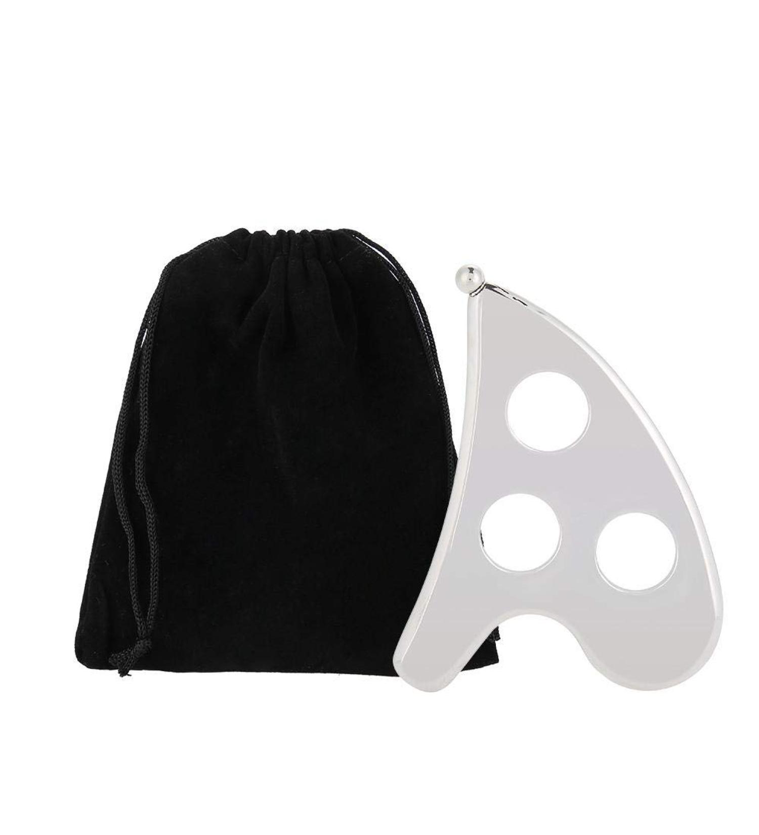 Premium Stainless Steel Gua Sha Massage Tools - Pain Relief Scraper & Muscle Recovery Plate - International Shipping Available - Buy Online on GoSupps.com