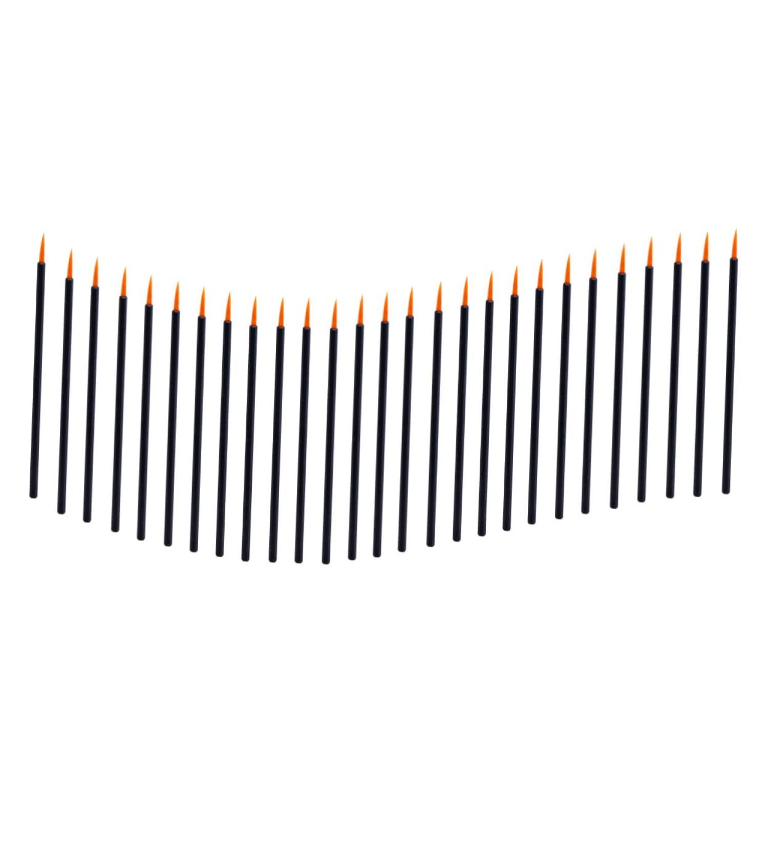 Beatifufu 100pcs Lip Applicator Eyeliner Tool Gloss Wands Cosmetic Disposable Brush Point Makeup Fine - Buy Online on GoSupps.com