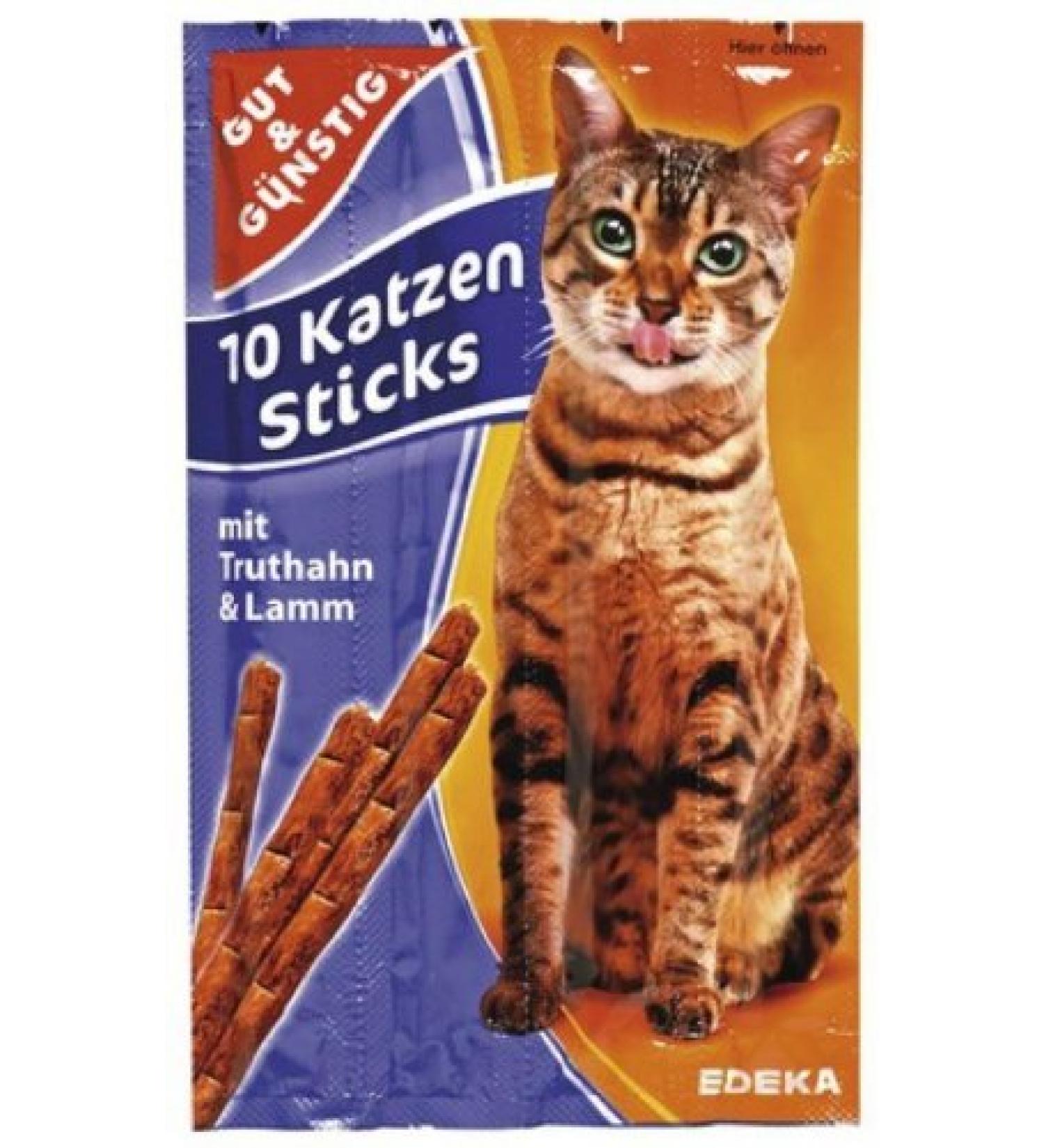 Good & Cheap 10 Cat Sticks with Lamb and Turkey 50g