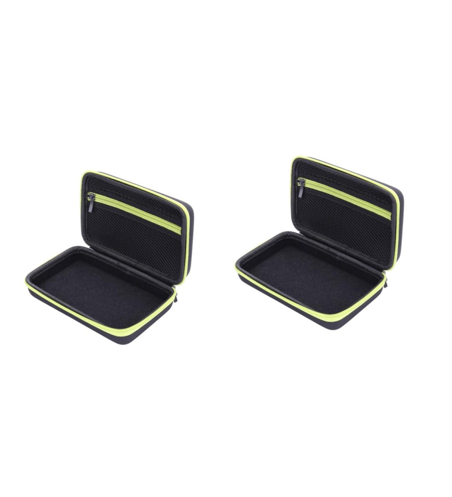 Angoily 2 Series Razor Storage Pocket - Travel Carrier for Men's Shaving Razor - Compact & Convenient Razor Case - Zip Collection (1 PCS x 2) - Gr n - Buy Online on GoSupps.com