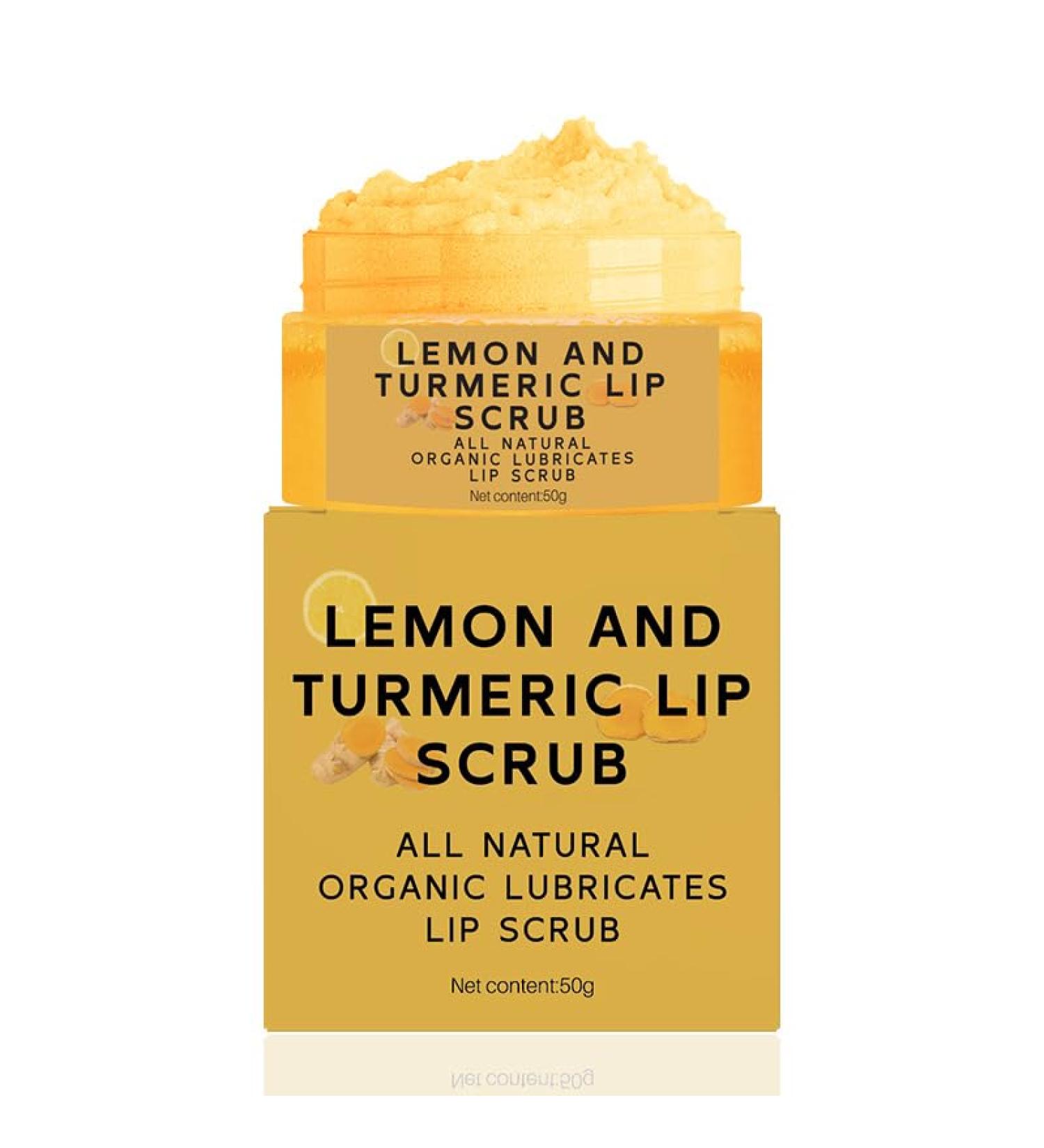 Turmeric Lip Scrub Exfoliator Vitamin C Lip Scrub