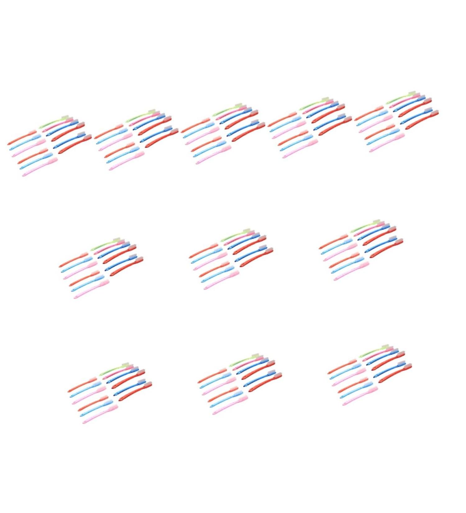 Buy Healeved 132 STK Double Head Teeth Toothbrush - Premium Soft Sensitive Toothbrush for Adults & Kids | Portable & Durable | 11 Pieces Pack - Buy Online on GoSupps.com