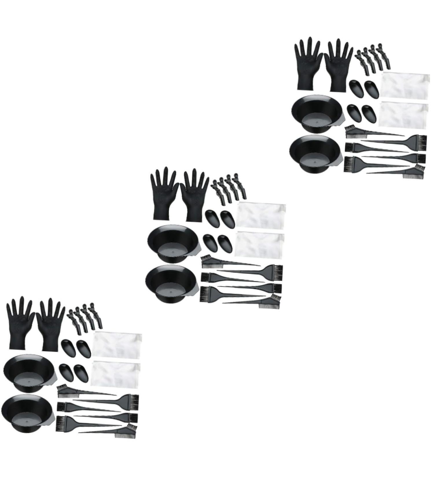 minkissy 3 Sets Hair Tinting Kit Hair Color Mixing Bowl Hair Bleach Hair Tinting Bowl and Brush Hair Dying Brush Hair Cutting Apron T Tool Hair Dye Hair Tinting Tool Disposable Hair Dryer - Buy Online on GoSupps.com