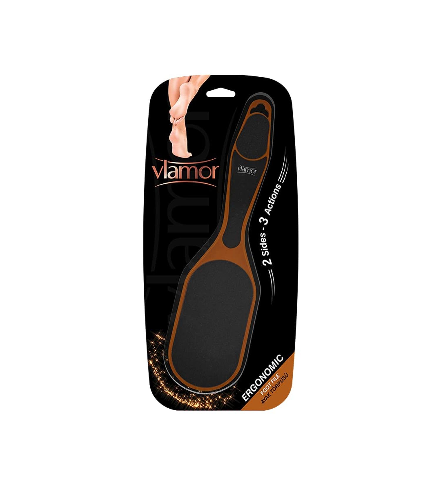 3-in-1 Ergonomic Foot File - Premium Quality Foot Files for Hard Skin - Buy Online on GoSupps.com