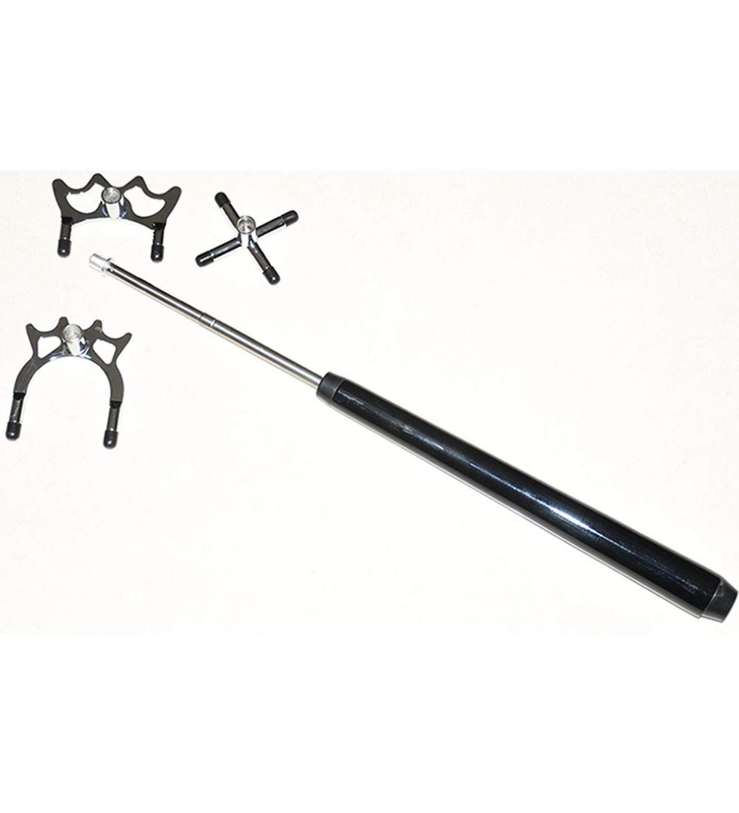 East Eagle Retractable Billiards Pool Cue Stick Bridge - Black Metal Head Bridge Accessory - Buy Online on GoSupps.com