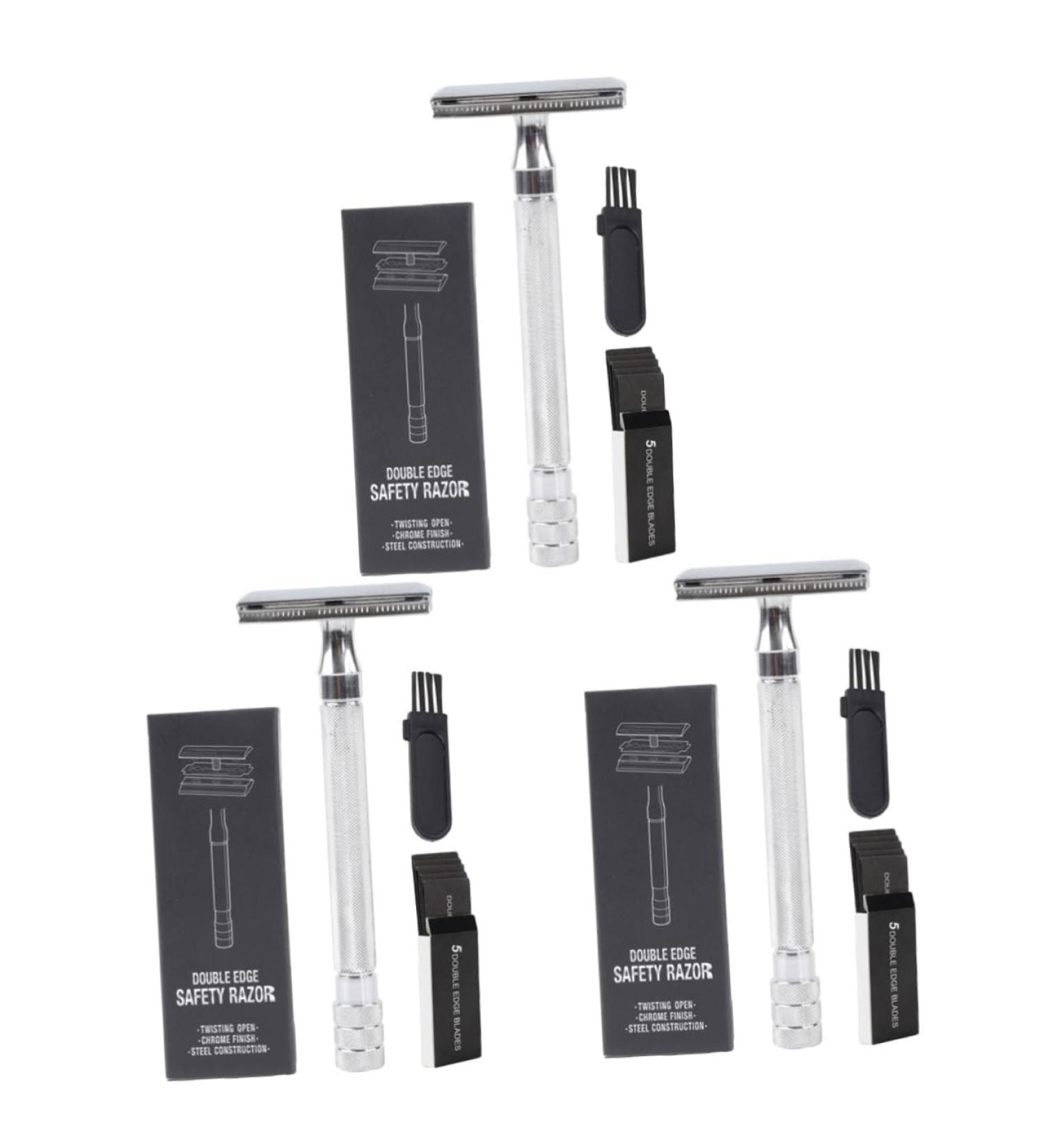 Shop Minkissy 3 Sets Manual Razor - Small Wallet Organizer Hair Trimmer & Facial Razor for Body Hair | International Shipping Available - Buy Online on GoSupps.com