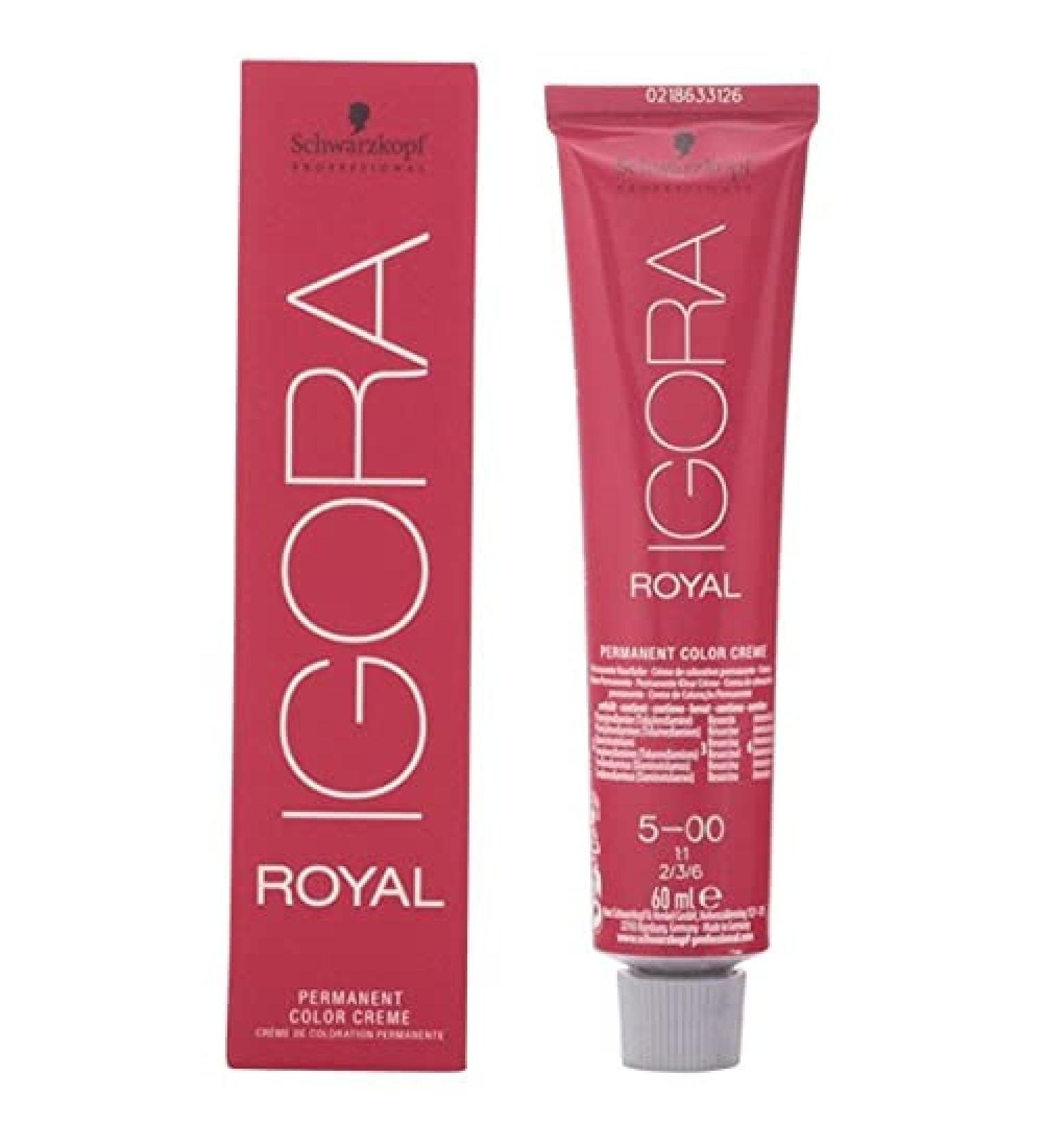 Schwarzkopf Igora Royal Premium Hair Color 5-00 Light Brown Nature Extra - 60 ml | International Shipping Available - Buy Online on GoSupps.com