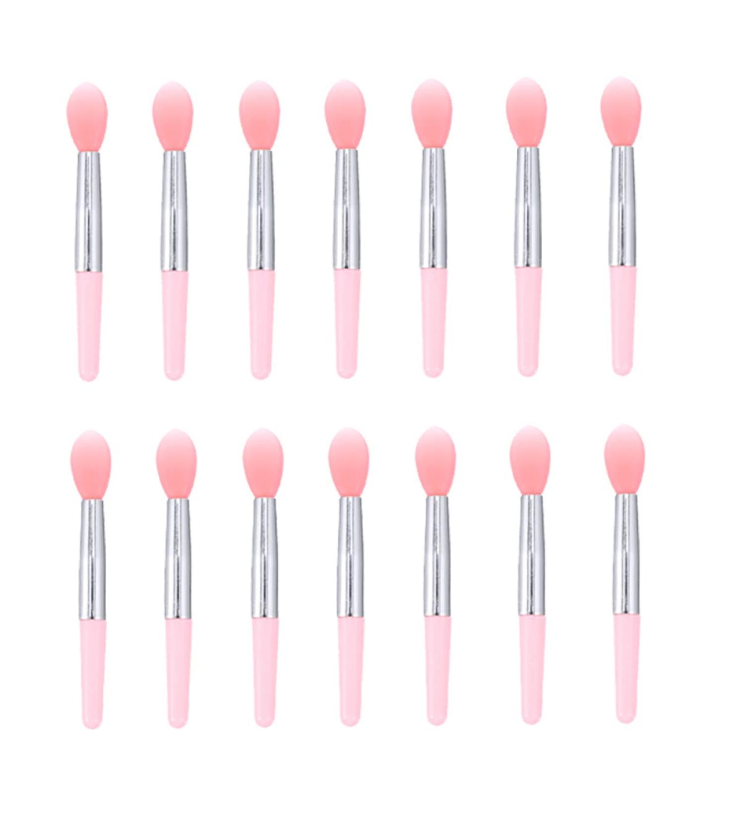 Beavorty 1 Set lip gloss brush lip applicator wands Cosmetic Lipstick Brush silicone lip applicator Makeup Lip Brush makeup applicators Lip Mask Brush Miss Silica gel nose lip augmentation 5X1X0.5CM Pink - Buy Online on GoSupps.com