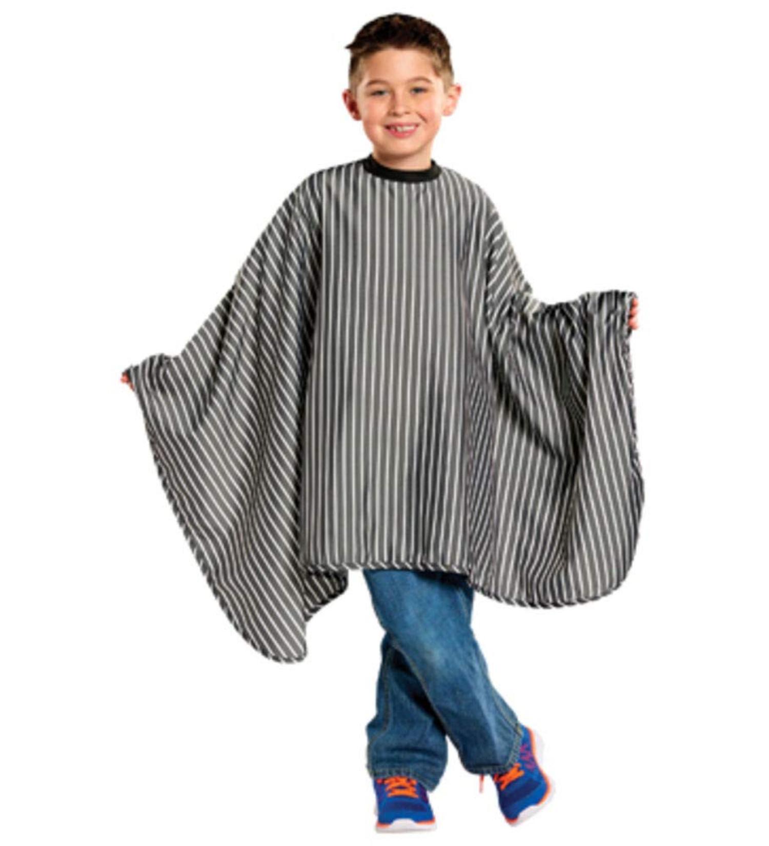 Scalpmaster Cutting Kids Striped Barber Cape CA-4130