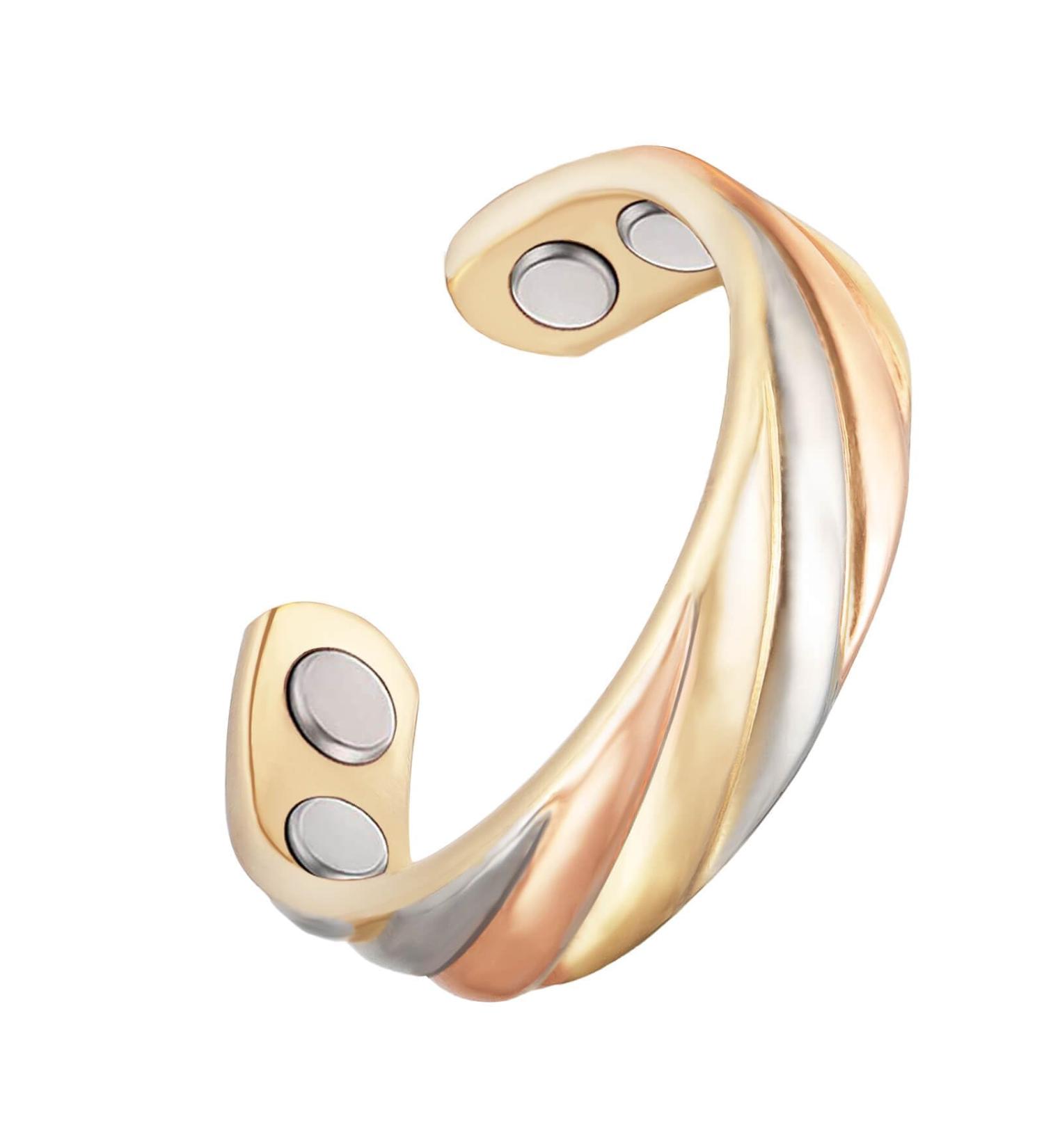 Magnetic Therapy Ring for Pain Relief | 3500 Gauss Arthritis & Migraine Relief for Men & Women - Buy Online on GoSupps.com