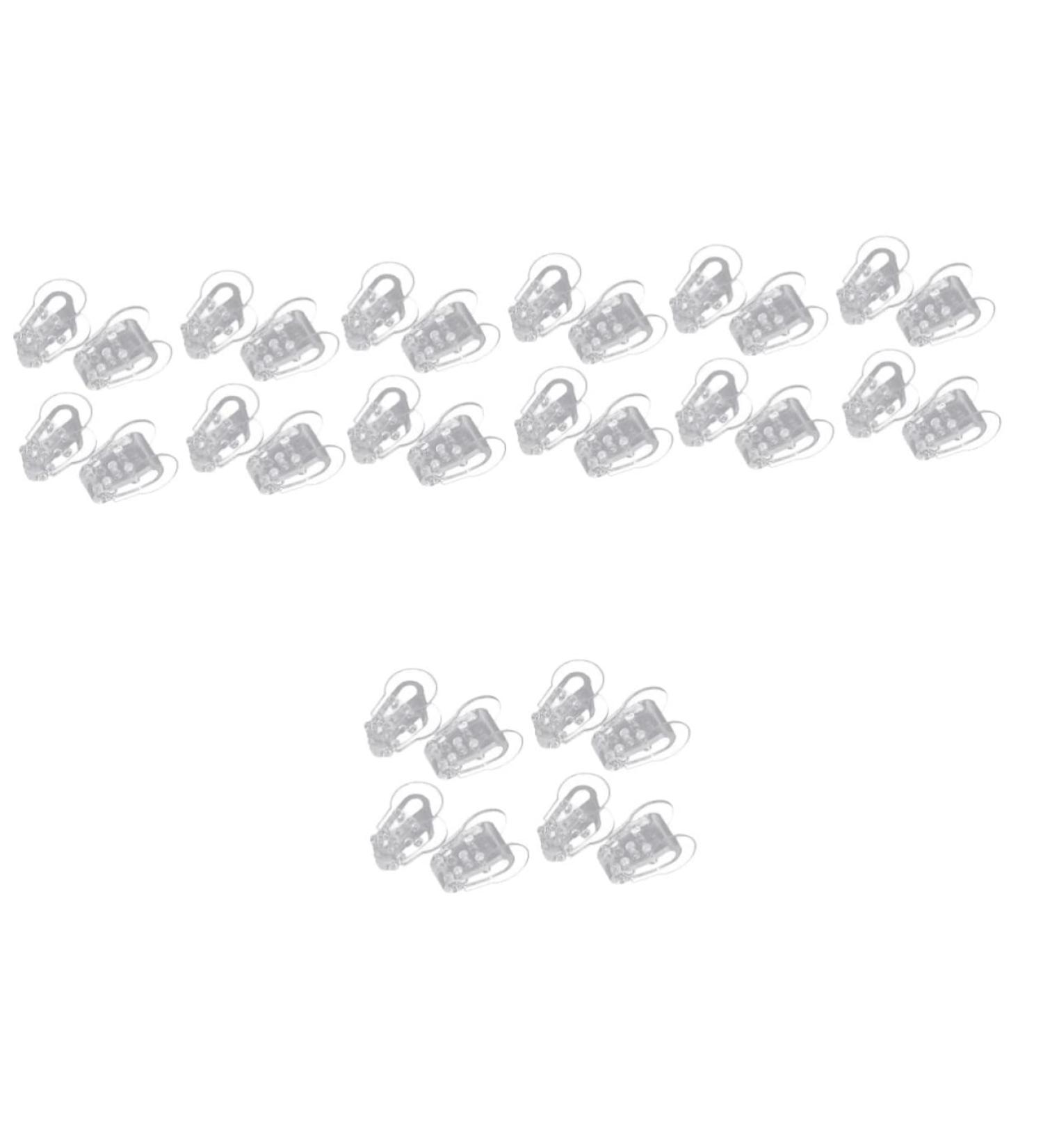 DOITOOL 32pcs Little Bunion Correction Pinky Separators Stretcher Supplies - Relief and Correctors Salon Kit - Transparent Reusable Spacers for Pressure Relief - Buy Online on GoSupps.com