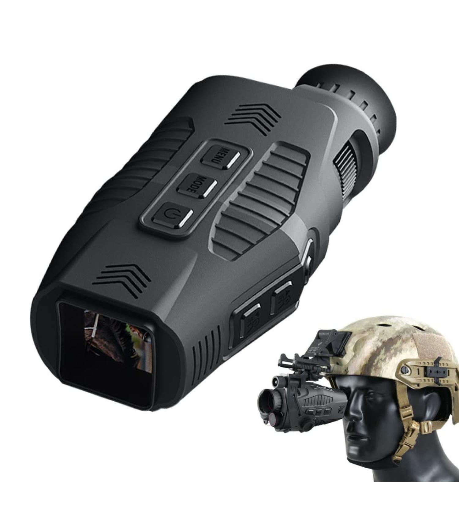 Monocular Night Vision Goggles  1080P Full HD Photo & Video Portable Night Vision  5X Digital Zoom Travel Infrared Monoculars for Day & Night Hunting Camping Travel black - Buy Online on GoSupps.com