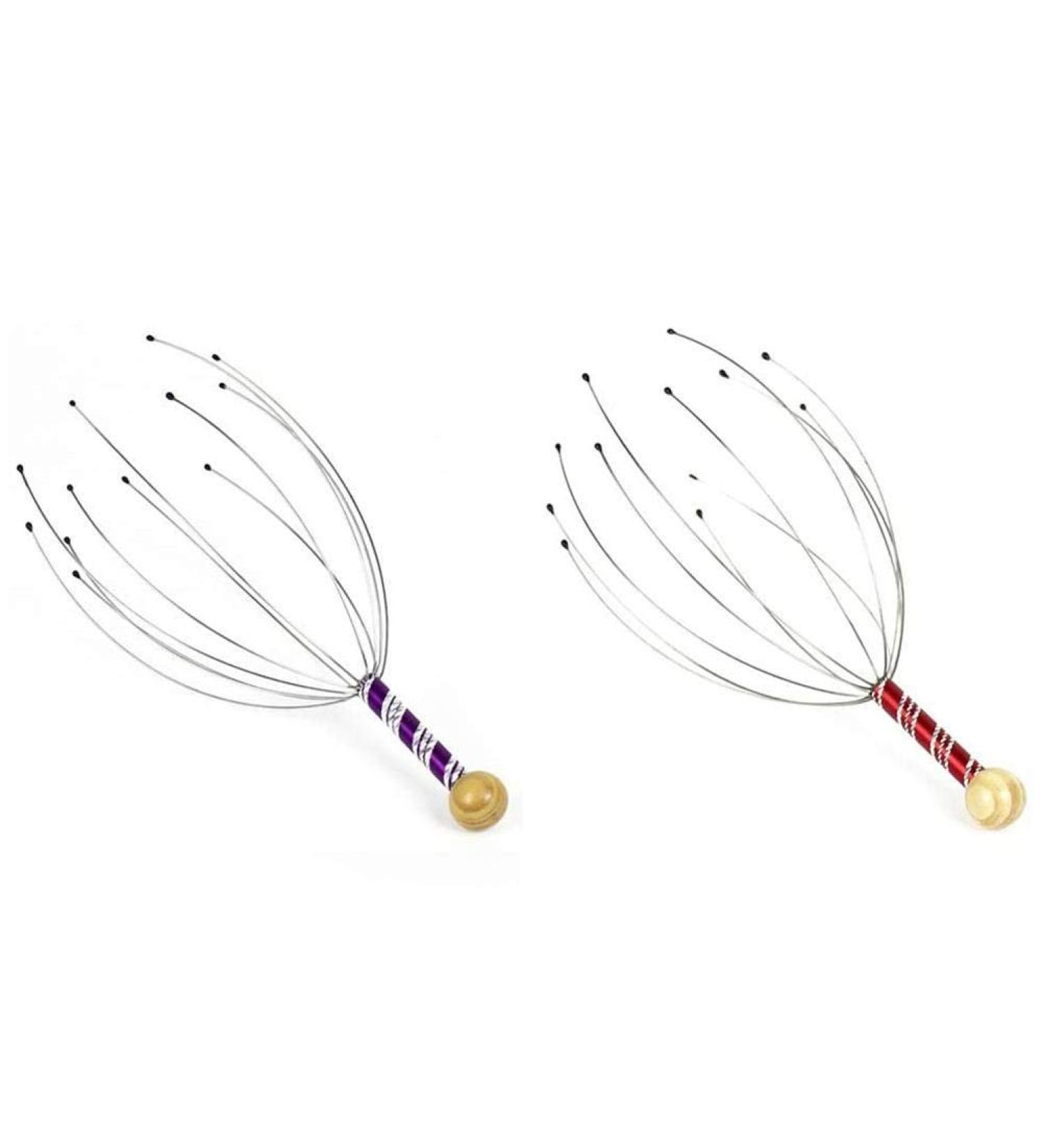 Dan & Dre Octopus Head Massager - Manual Scalp Relaxation Tool (2 Pieces) for Ultimate Comfort & Stress Relief - Buy Online on GoSupps.com