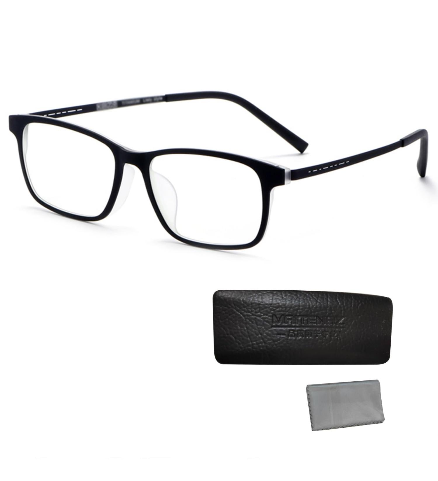 TR Titanium Reading Glasses for Men & Women - Lightweight Blue Light Blocking Eyeglasses 1.5x - Flexible & Stylish - Buy Online on GoSupps.com