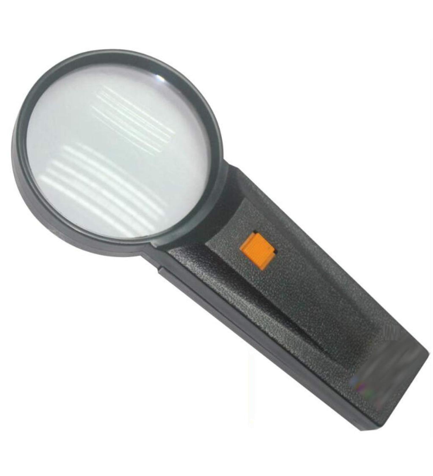 Plastic Handle Magnifier Easy to Read Small Fonts for Mother and Father LED Lighting High Magnification Magnifier Good Times - Buy Online on GoSupps.com