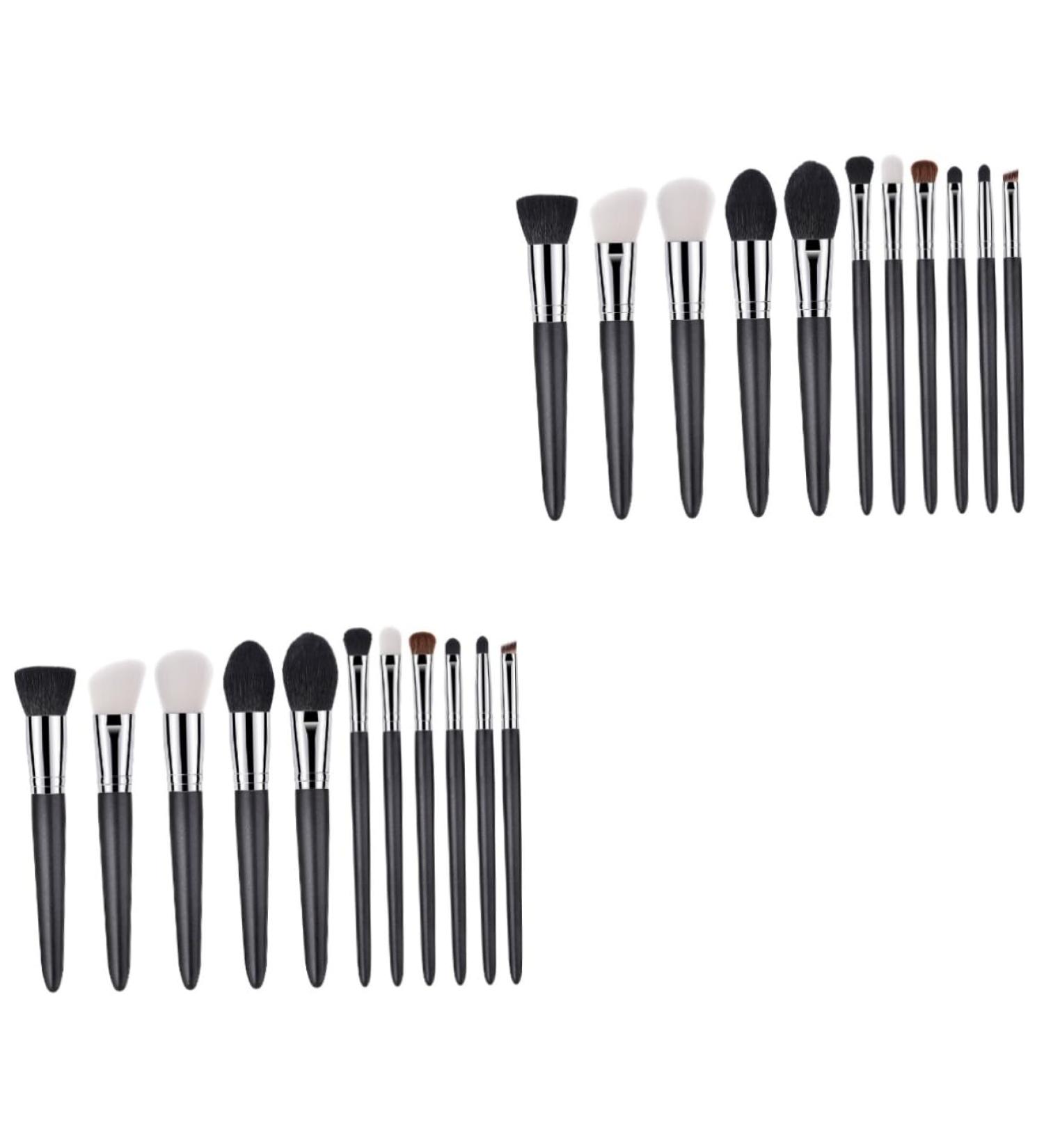 FRCOLOR 22 Pcs Cosmetics Makeup Brush Set - Pearlescent Wooden Women's Beauty Suits for Flawless Makeup - Buy Online on GoSupps.com