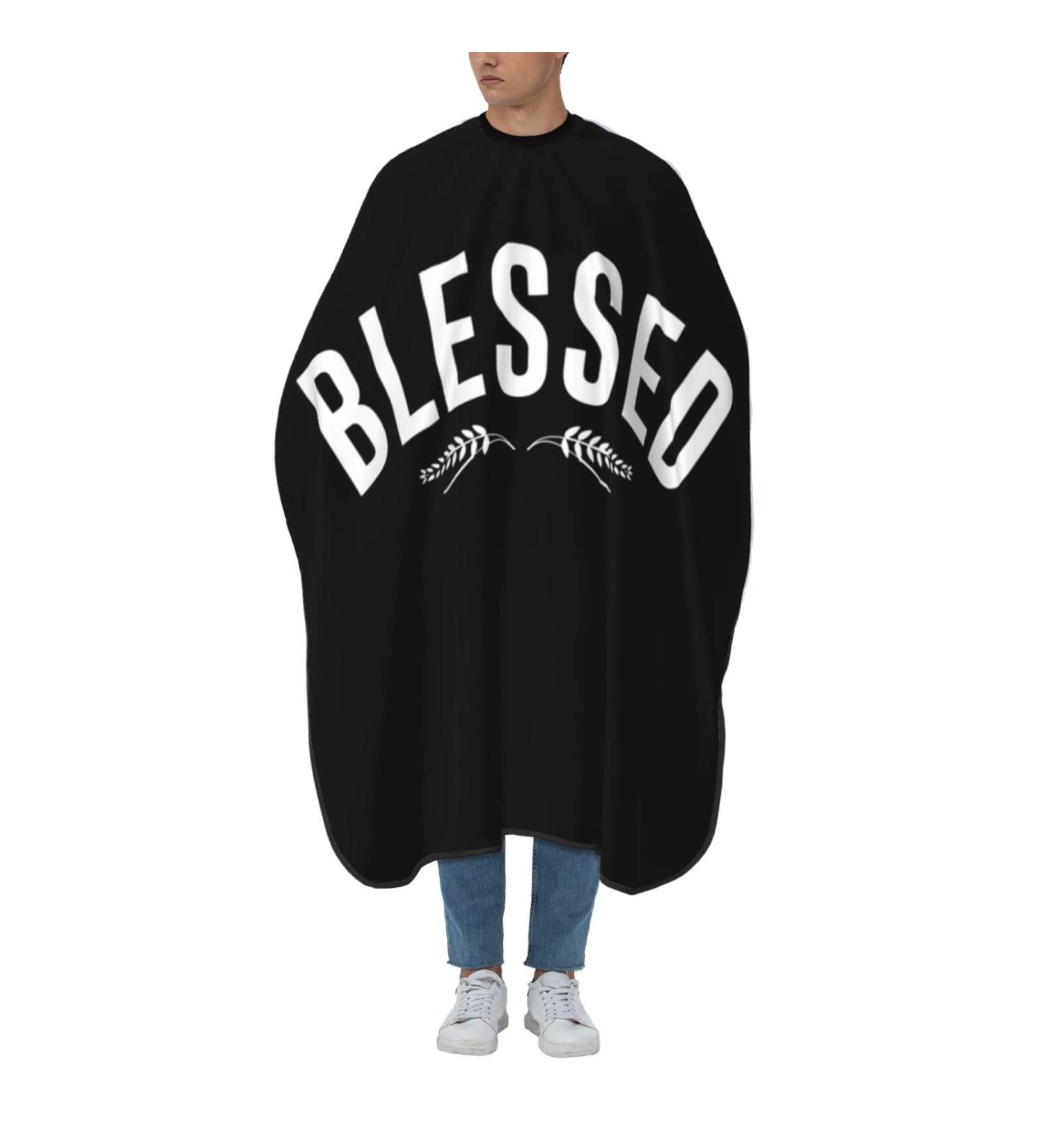 Shop 66x55 Blessed Christian Barber Cape | Cool Jesus Gifts for Men & Women - Large Hair Cutting Cape - Buy Online on GoSupps.com