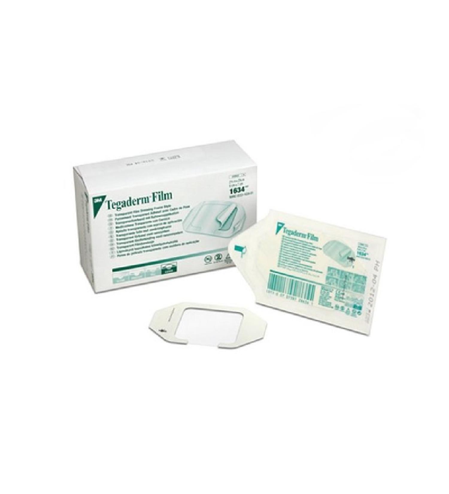 3m Healthcare tegaderm Transparent Adhesive Film Dressing Frame Style 2-3/8 x 2-3/4  Water-Proof  Sterile (Box of 100 Each)