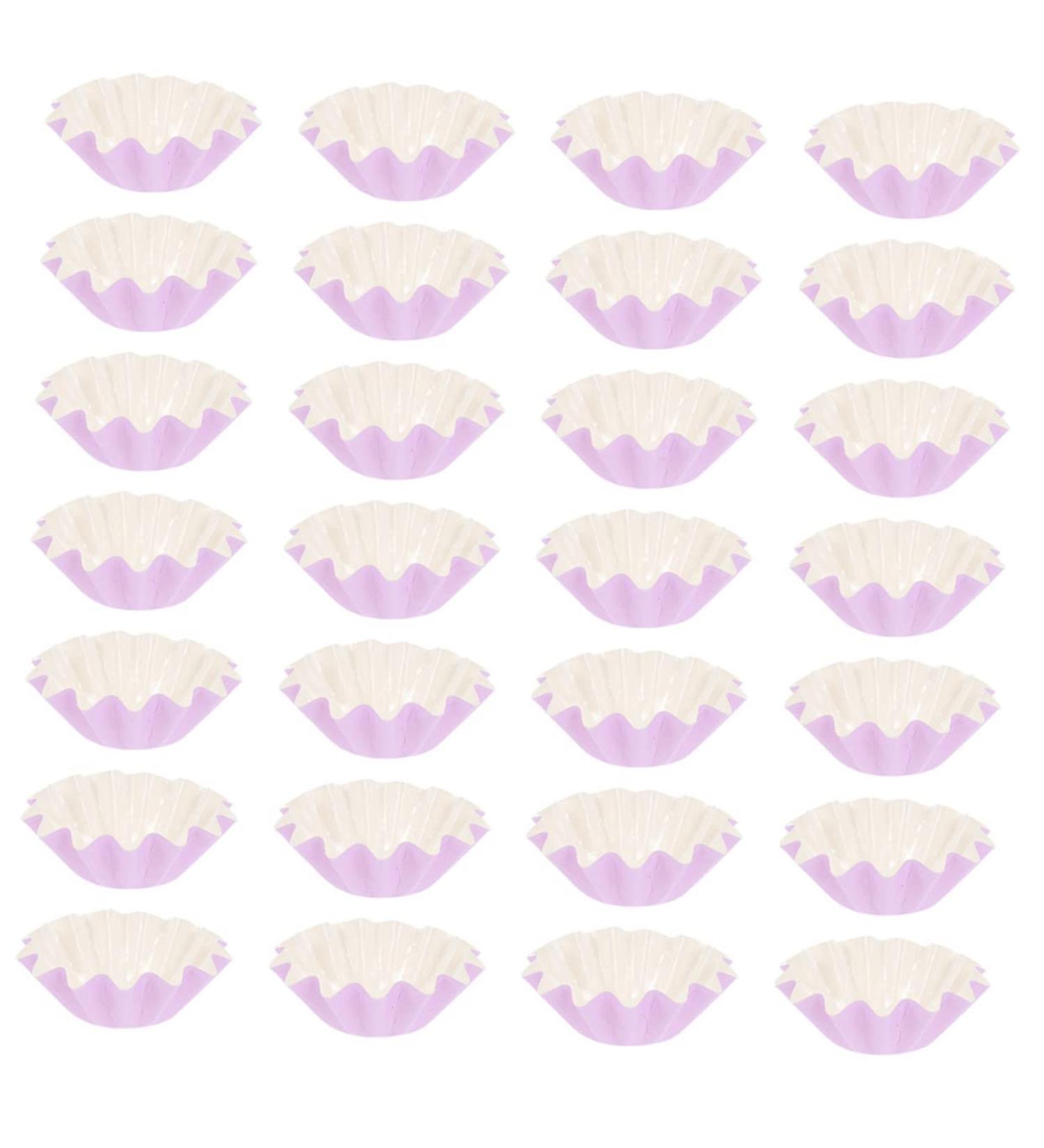 Runrotoo 100th Cardboard Cup - Reusable Wax Inlays & Accessories for Wax Warmers | Violet Purple Candle Liner 8.9x8.5x2.8cm | International Shipping - Buy Online on GoSupps.com