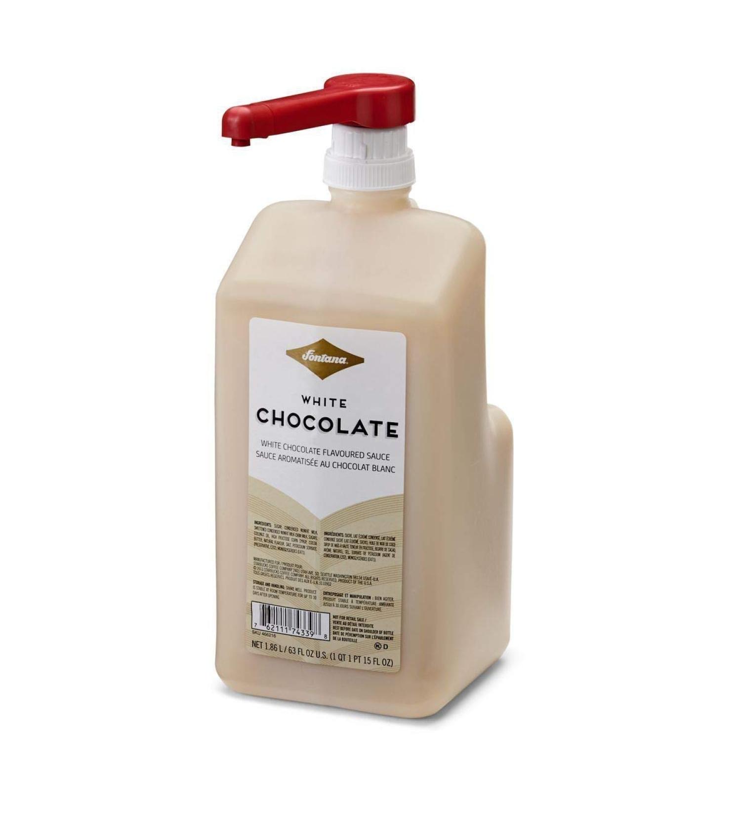 Fontana White Chocolate Mocha Sauce, 63 fl oz