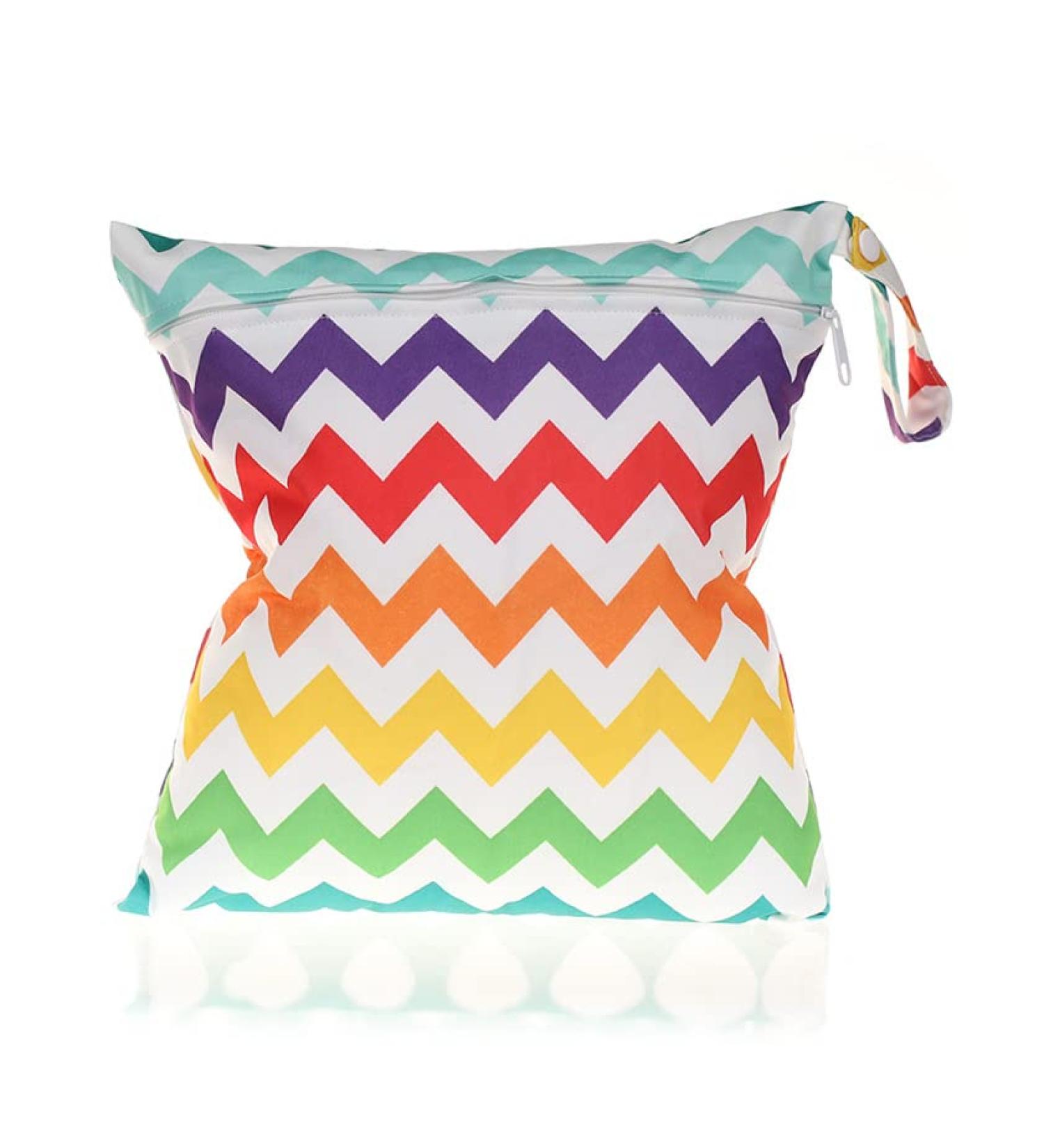 SECALIFE Waterproof Wet Bag | Washable Wet Dry Diaper Bag with Zipper | Daycare Organizer for Swimsuits & Soiled Baby Items | Colorful - Buy Online on GoSupps.com