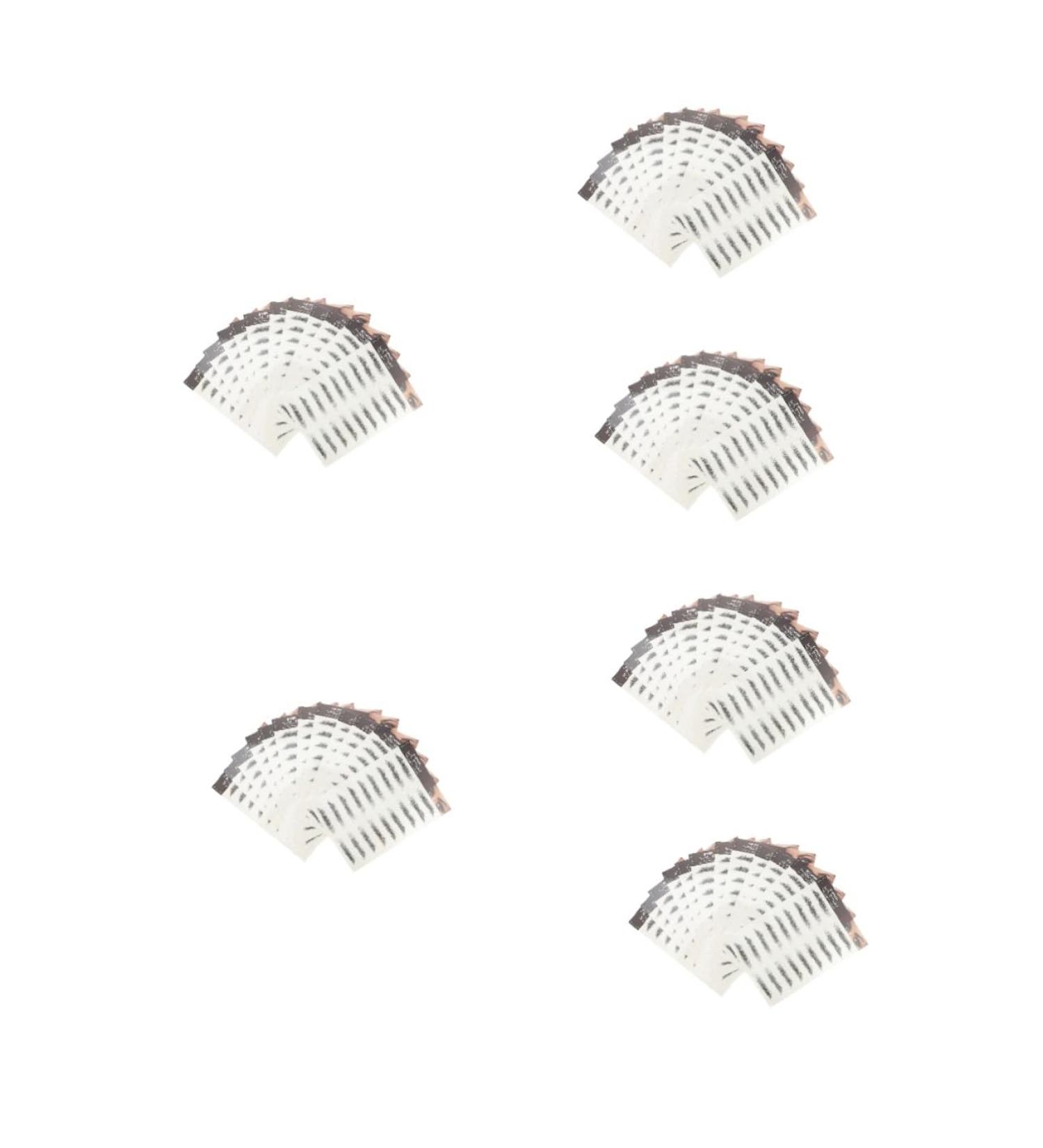 Baluue 72 Pcs Eyebrow Stickers Fake Eyebrows Waterproof Makeup Eyebrow Tool Makeup Stickers Black Soy Ink - Buy Online on GoSupps.com