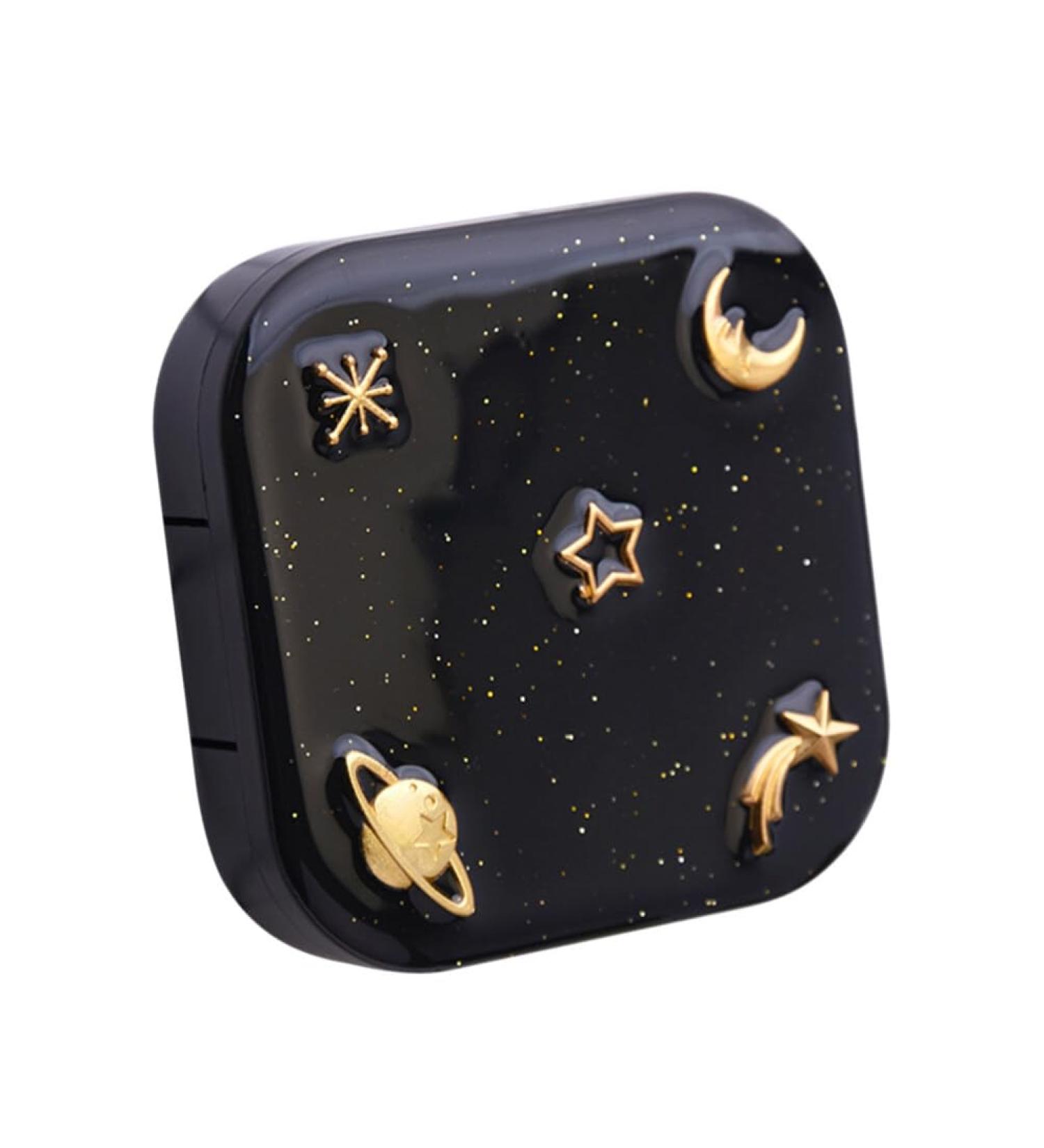 Lalafina Set Storage Boxes Disguise Hair Pinzette Decor Safebed Lens Halt Package Package Lentil container Set Colored Suite contact lens container