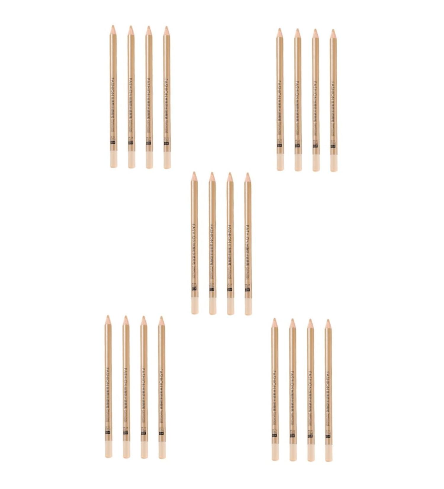 Beavorty 20 Pcs Concealer Pen Make up Concealer for Face Eye Concealer Cover up Makeup Concealer Wooden White - Buy Online on GoSupps.com