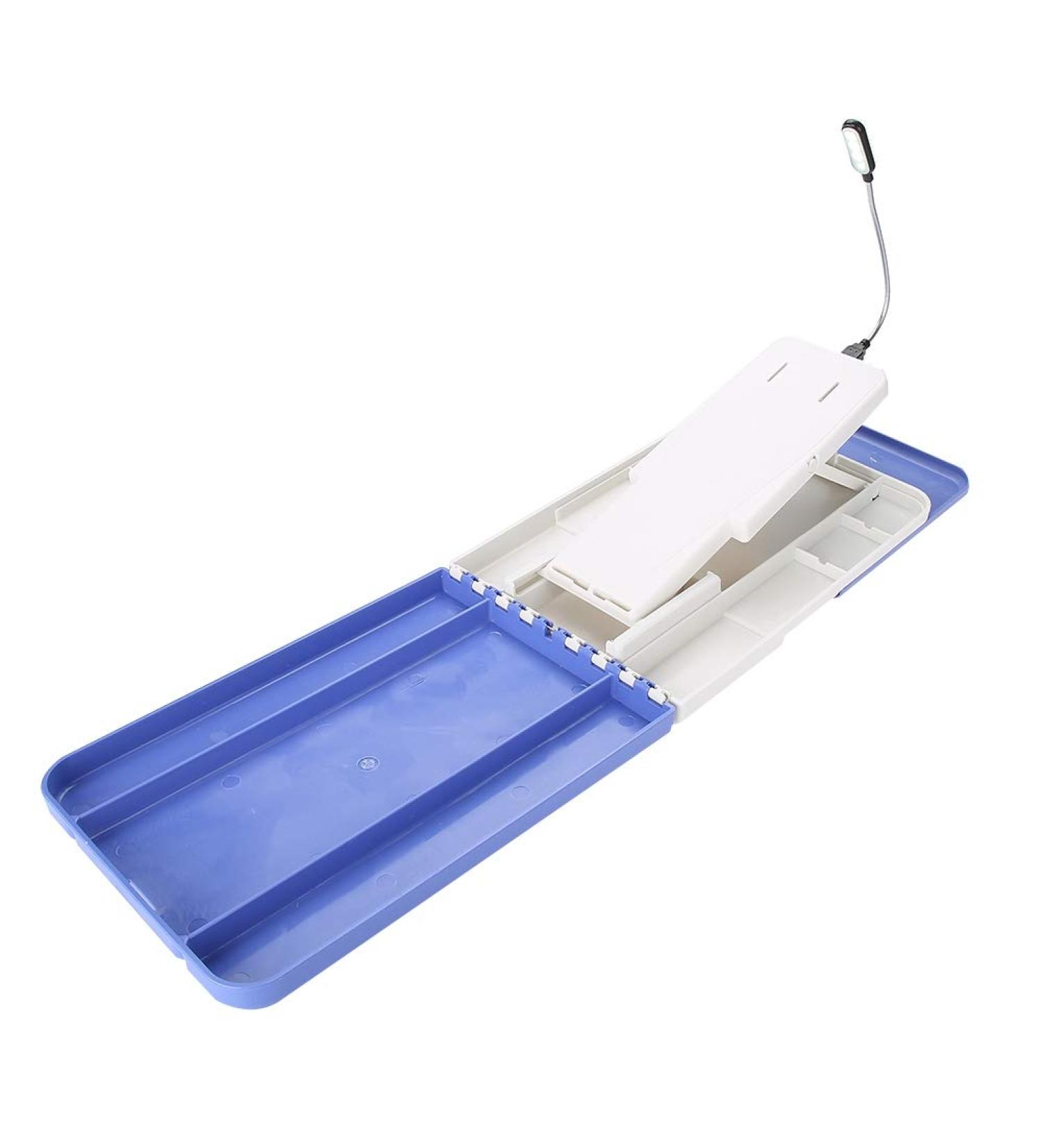 Foot Stand Adjustable Pedicure Nail Tool Foot Stand Manicure Pedicure Tool with Light - Buy Online on GoSupps.com