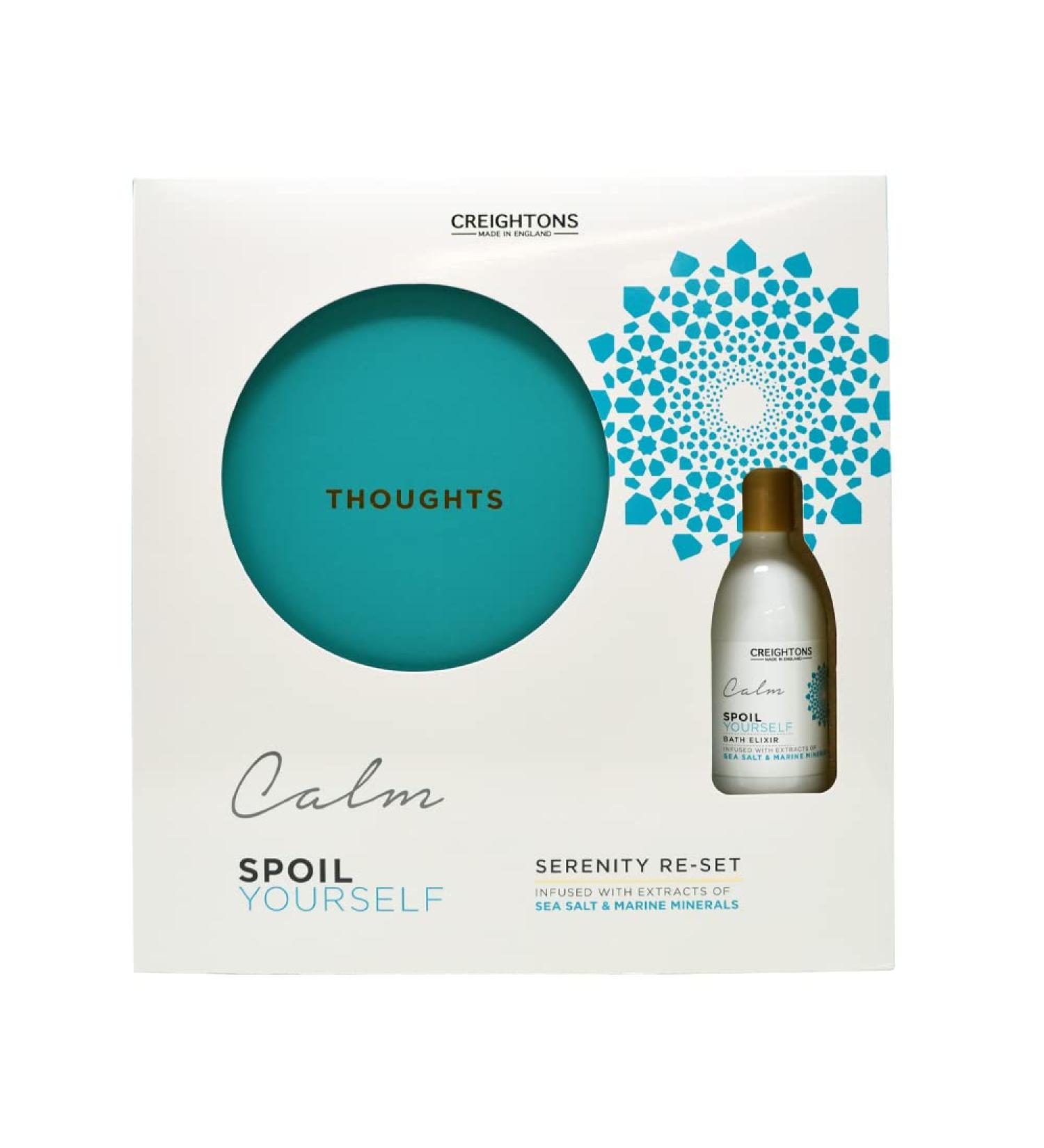 Serenity Re-Set Gift: Vegan Bath Elixir & Journal with Sea Salt & Minerals | Natural & Cruelty-Free - Buy Online on GoSupps.com