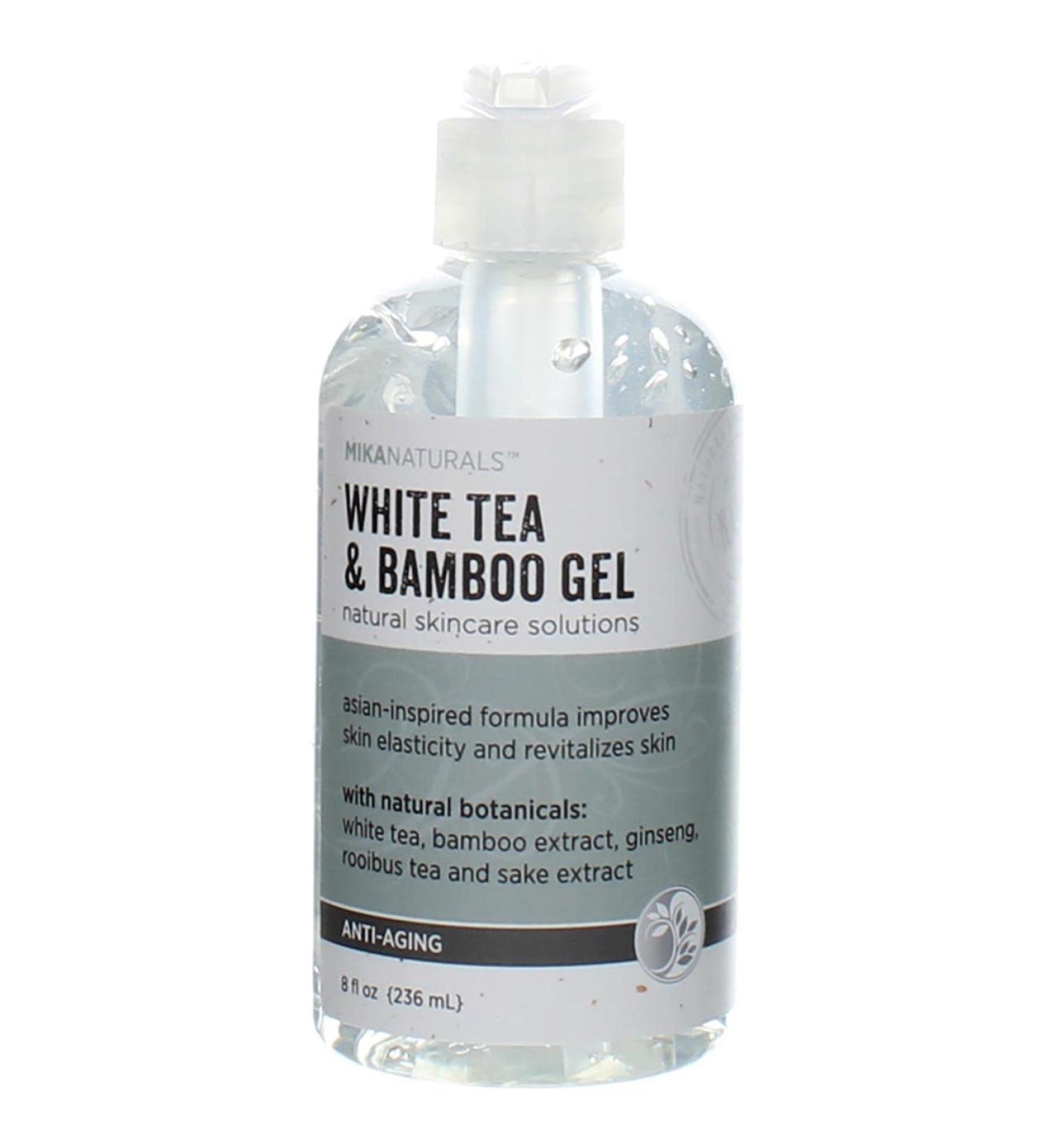 Shop White Tea & Bamboo Gel (8 oz) Hydrating Skincare for All Skin Types | International Shipping Available - Buy Online on GoSupps.com
