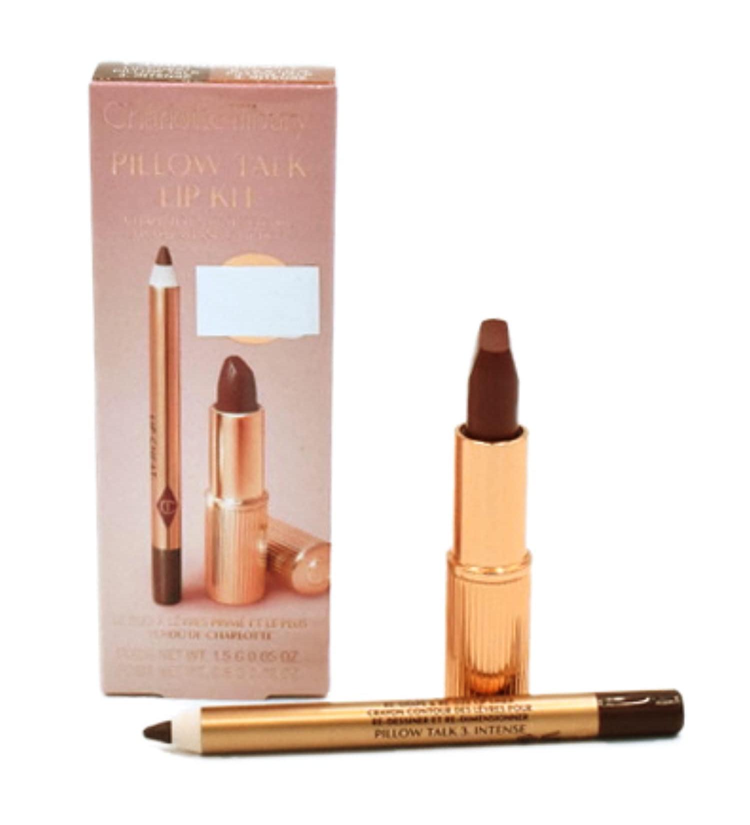 CHARLOTTE TILBURY Mini Pillow Talk Duo Lip Kit - Travel Size Lip Makeup Set - Buy Online on GoSupps.com