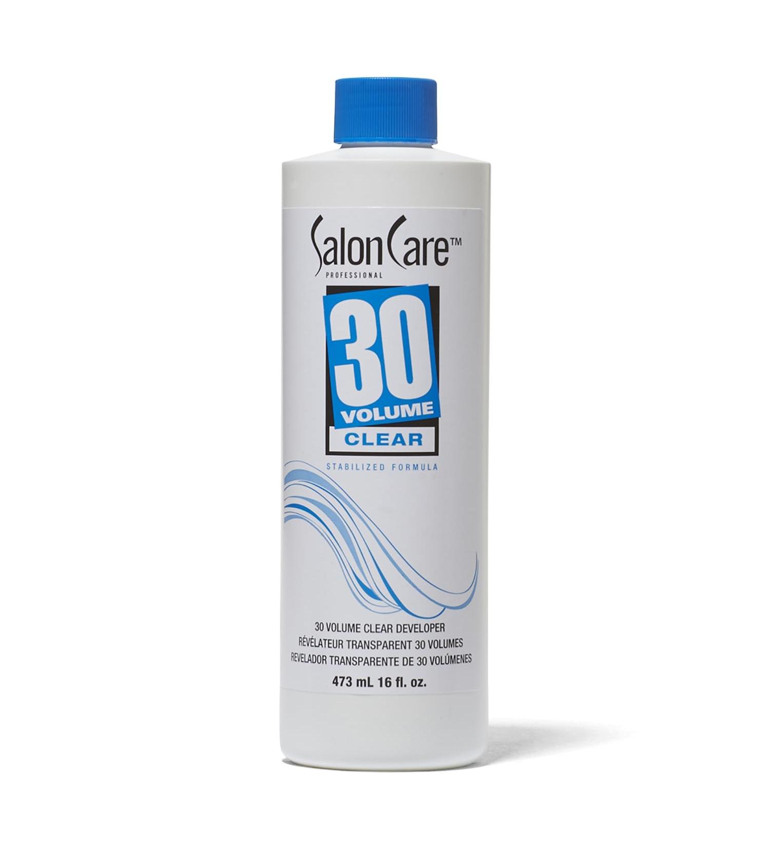 Salon Care 30 Volume Clear Developer - Stabilized Formula for Consistent Gray Coverage | 16 Ounce - Buy Online on GoSupps.com