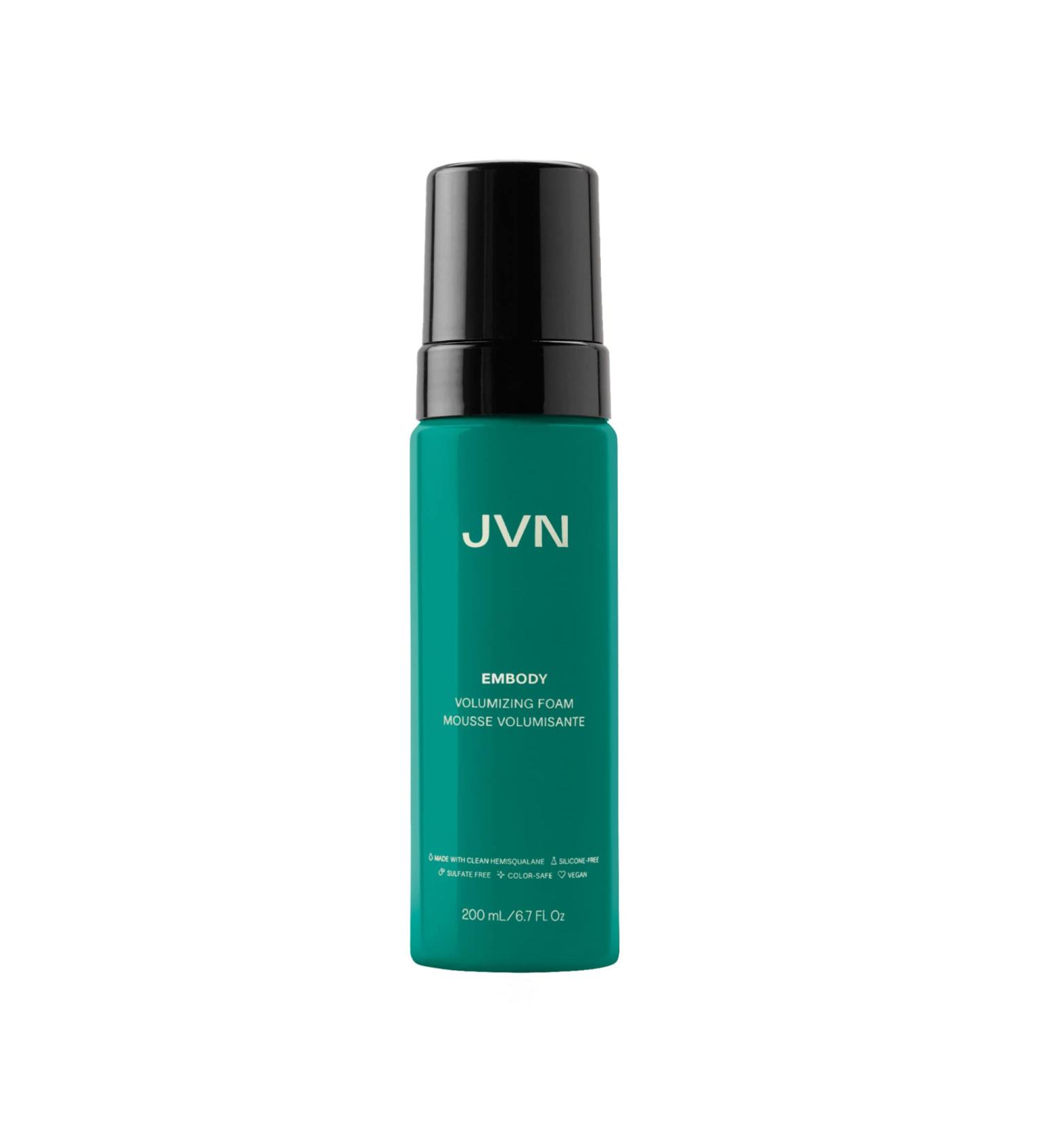 JVN Embody Volumizing Foam 6.7 Fl Oz - Clean, Volume-Boosting Foam for All Hair Types | Adds Fullness, Lasting Hold, Color Safe & Sulfate Free - Buy Online on GoSupps.com