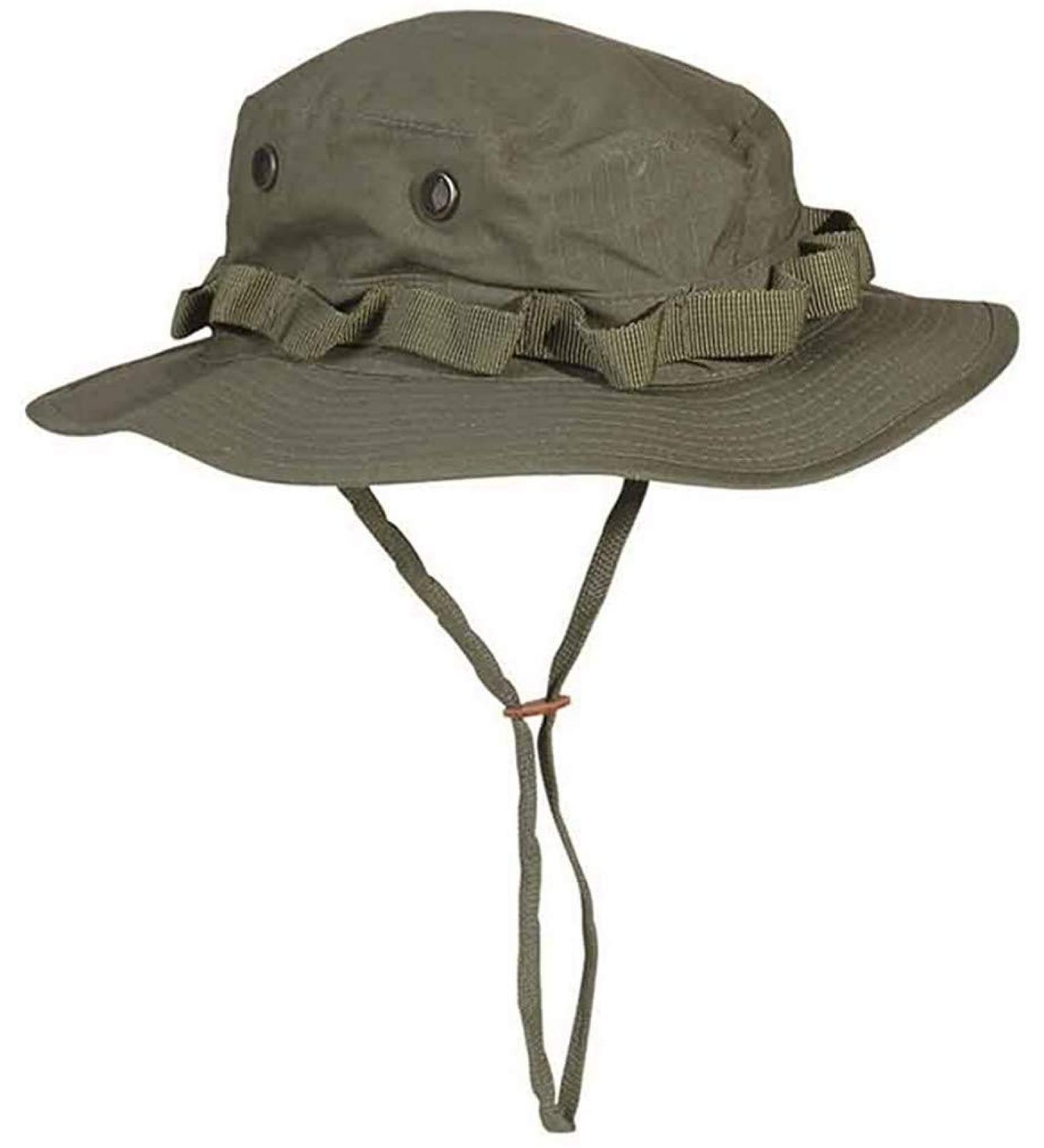 Mil-Tec Jungle Boonie Hat Olive - Ripstop Lightweight & Durable for Outdoor Adventures - Buy Online on GoSupps.com