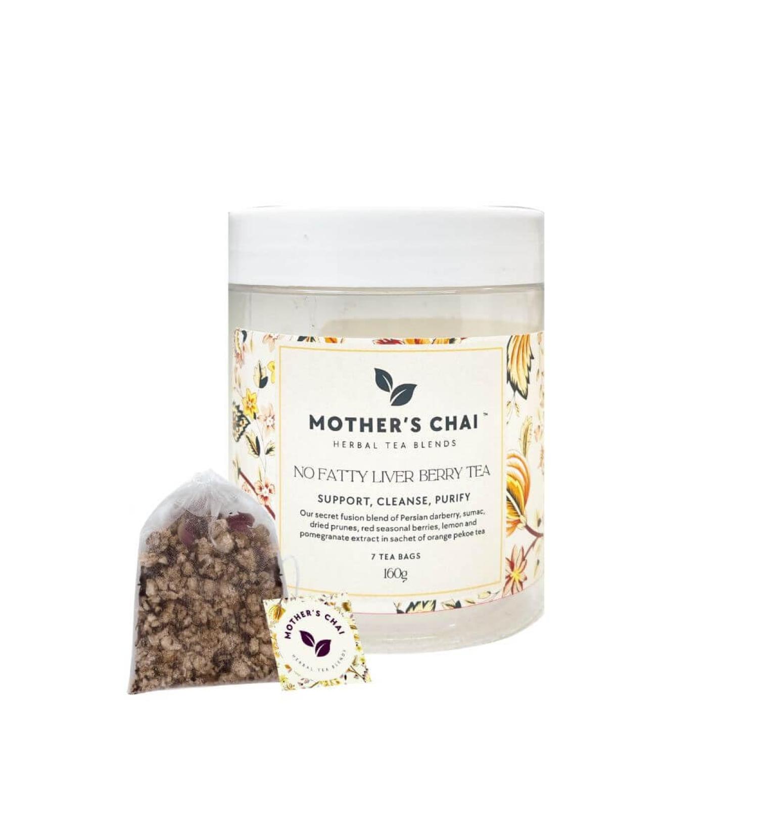 No Fatty Liver Berry Tea 120 Grams - Buy Online on GoSupps.com