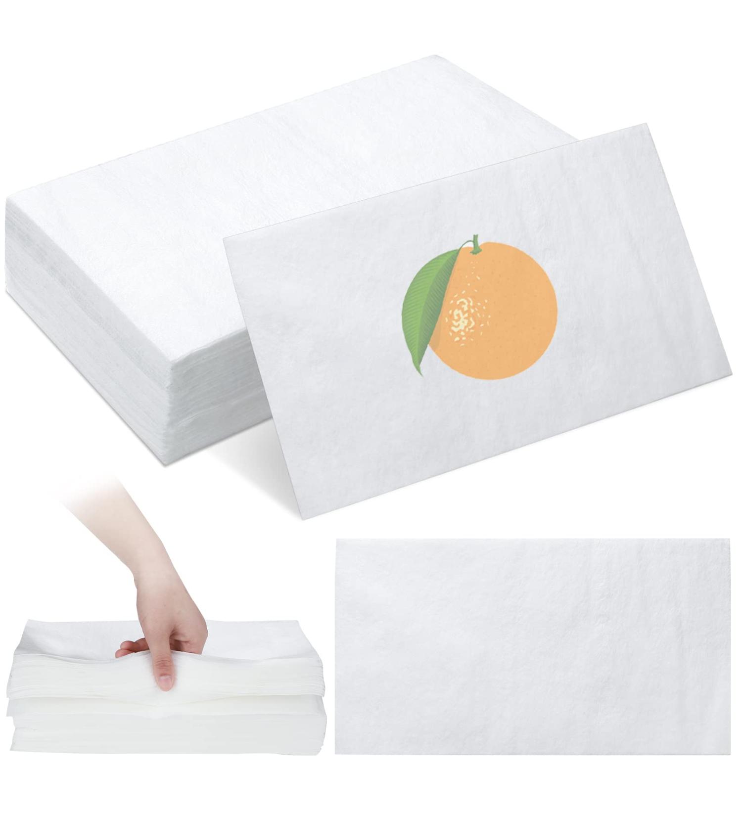 400 Pcs Orange Scented Absorbent Commode Liners - Disposable Toilet Liners for Adults, Elderly, Disabled - Reduces Odor in Bedpans & Toilet Chair Buckets - Buy Online on GoSupps.com