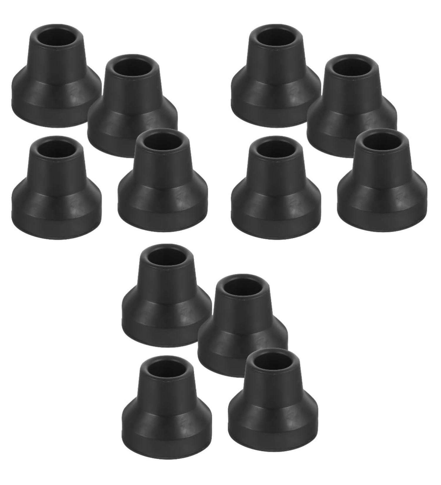 Gleavi 12-Pack Rubber Buffers for Crutches & Walking Sticks | Durable Cushions for Comfort & Stability - Buy Online on GoSupps.com