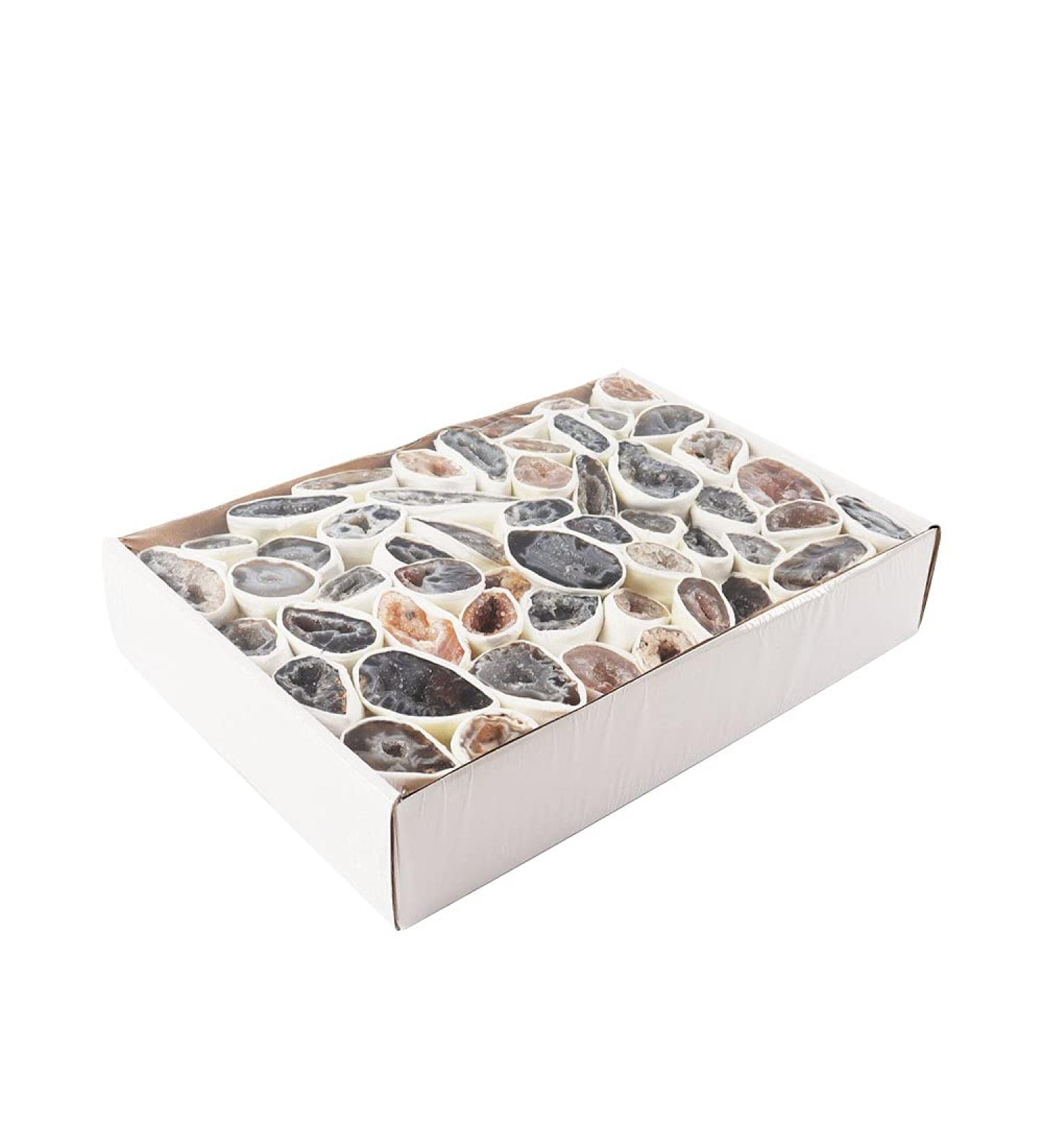 Crystal Rough Be Meeting Natural Crystal Natural Geodes Small Agate Druzy Irregular Rock Crystal Cluster Pyrite Specimen Decoration DIY Key Chain (Color : Set4) - Buy Online on GoSupps.com