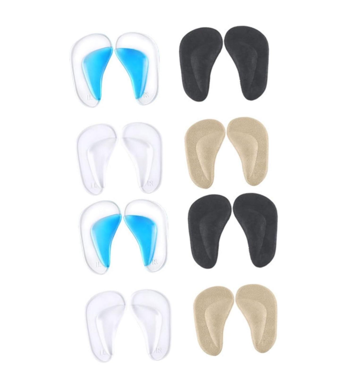 NOLITOY 8 Pairs Kids Arch Support Shoe Inserts - High Heel Comfort & Cushioning - Gel Arch Pads for Foot Correction - Buy Online on GoSupps.com