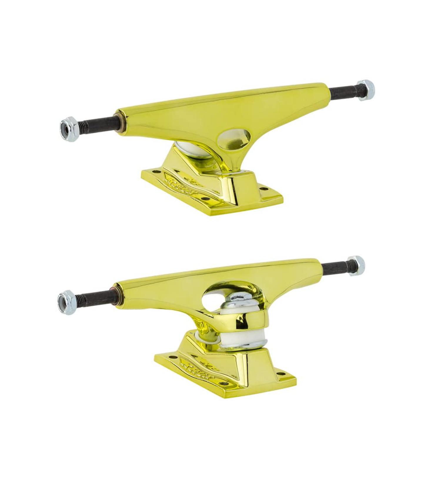 Krux K5 Hollow Krome Green Downlow Kingpin 8.5 Skateboard Trucks - Set of 2 - Buy Online on GoSupps.com